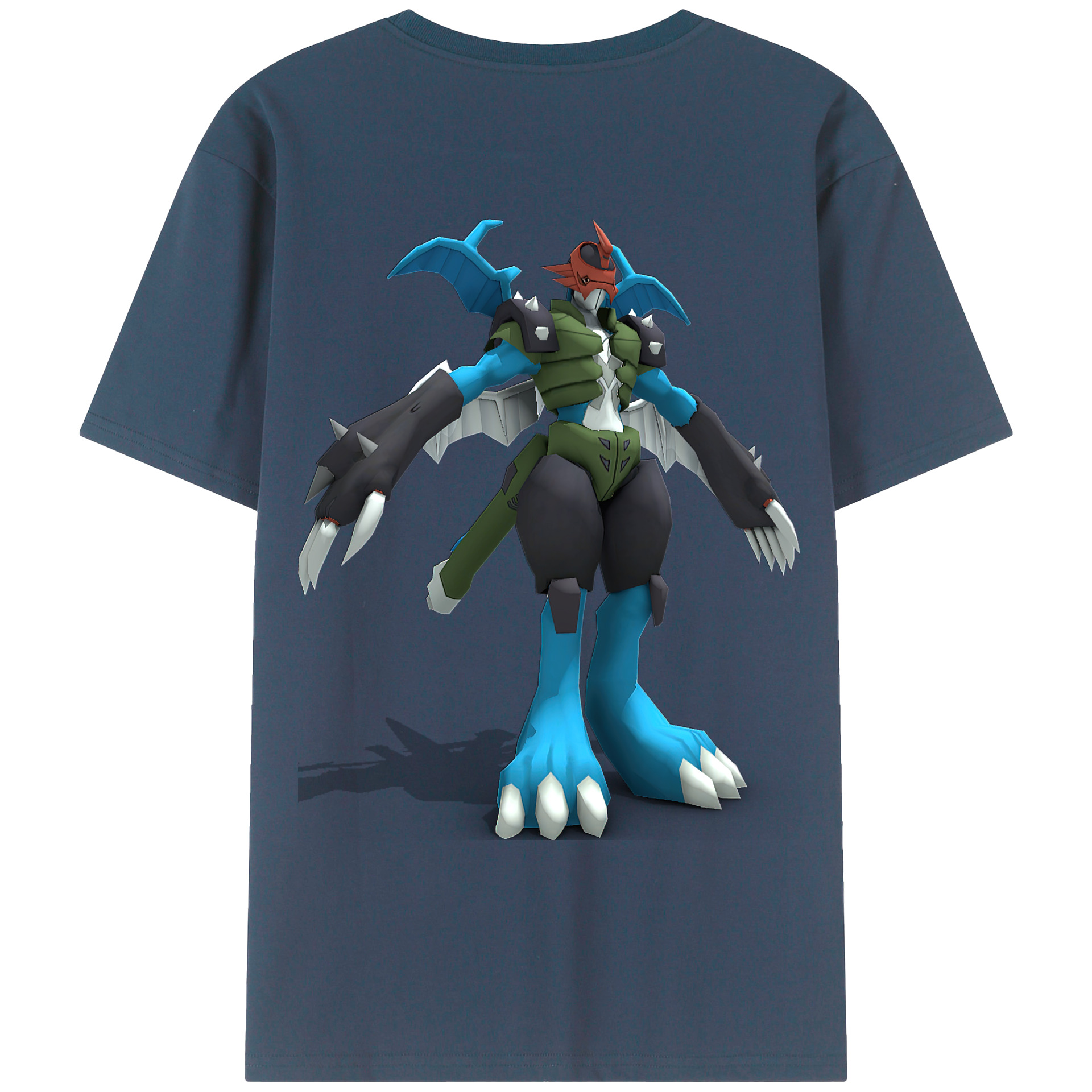 （画像用） Digimon デジタルモンスター/デジモン レディース半袖Tシャツ(バックプリント)