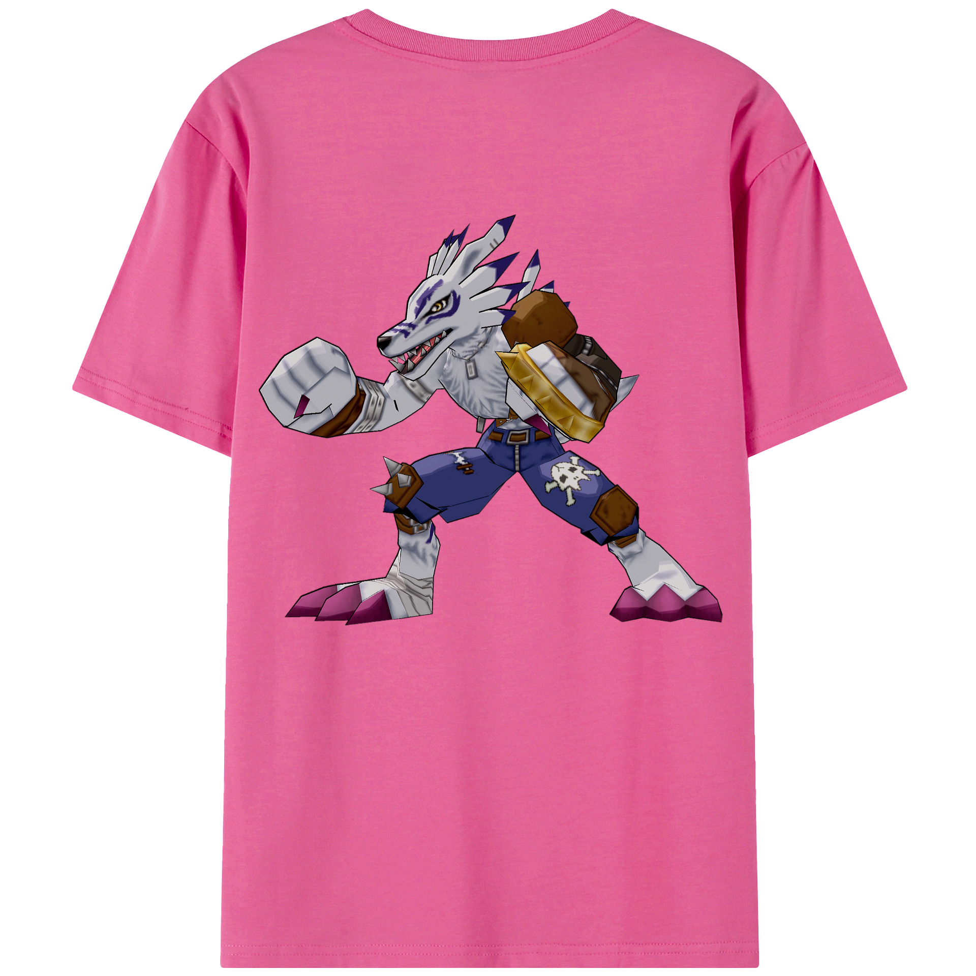 （画像用） Digimon デジタルモンスター/デジモン レディース半袖Tシャツ(バックプリント)