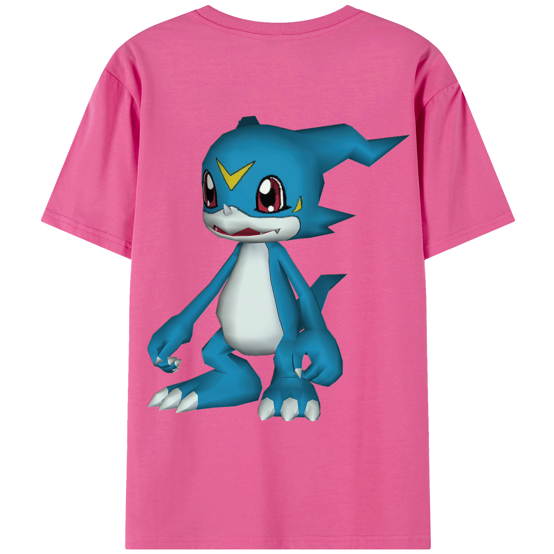 （画像用） Digimon デジタルモンスター/デジモン レディース半袖Tシャツ(バックプリント)