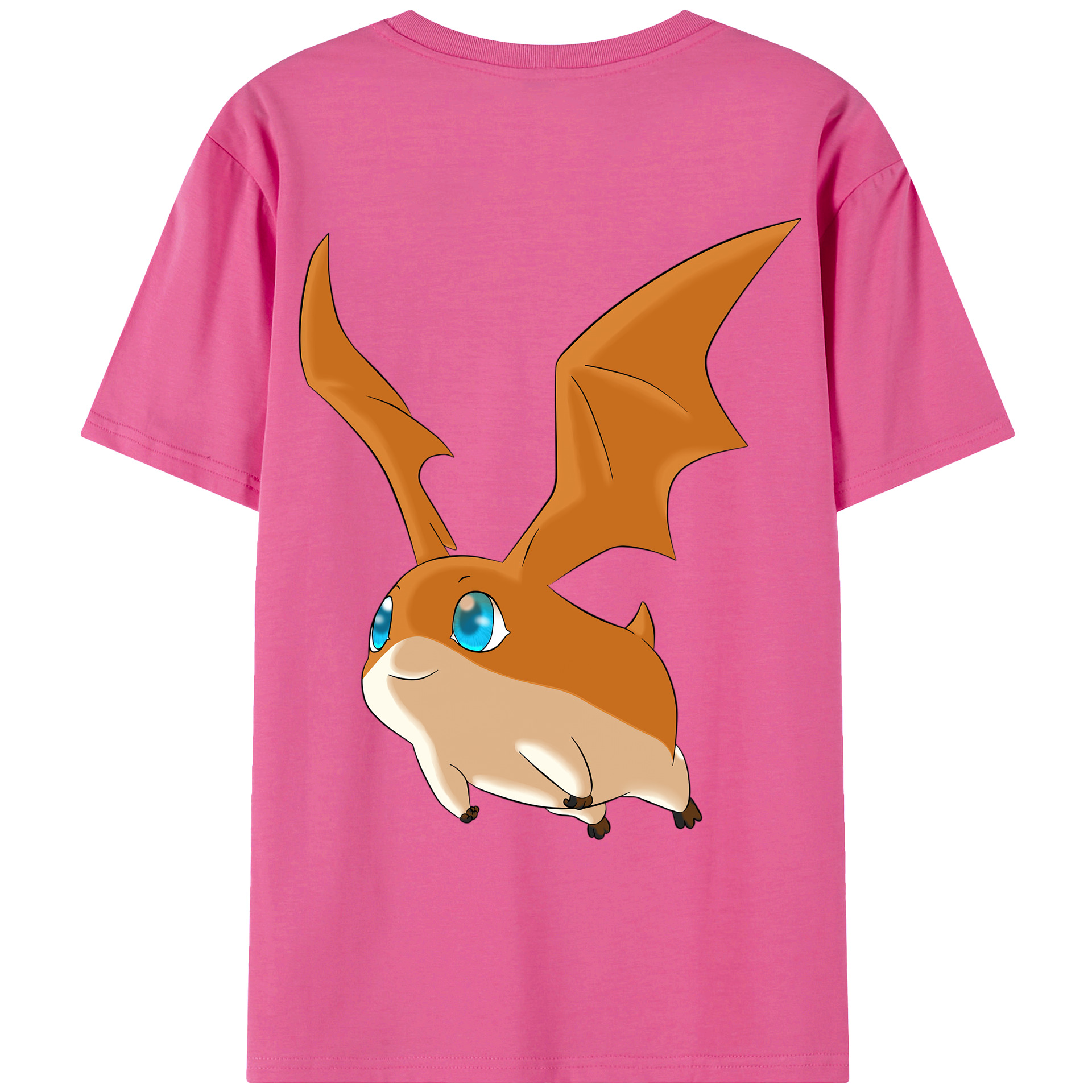 （画像用） Digimon デジタルモンスター/デジモン レディース半袖Tシャツ(バックプリント)