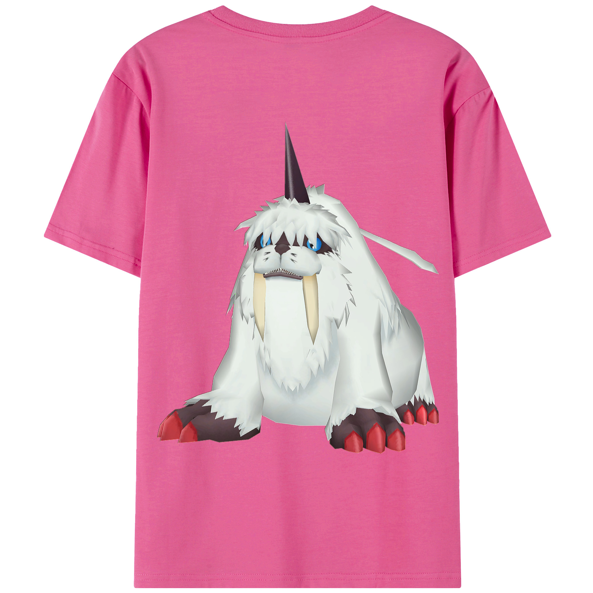 （画像用） Digimon デジタルモンスター/デジモン レディース半袖Tシャツ(バックプリント)