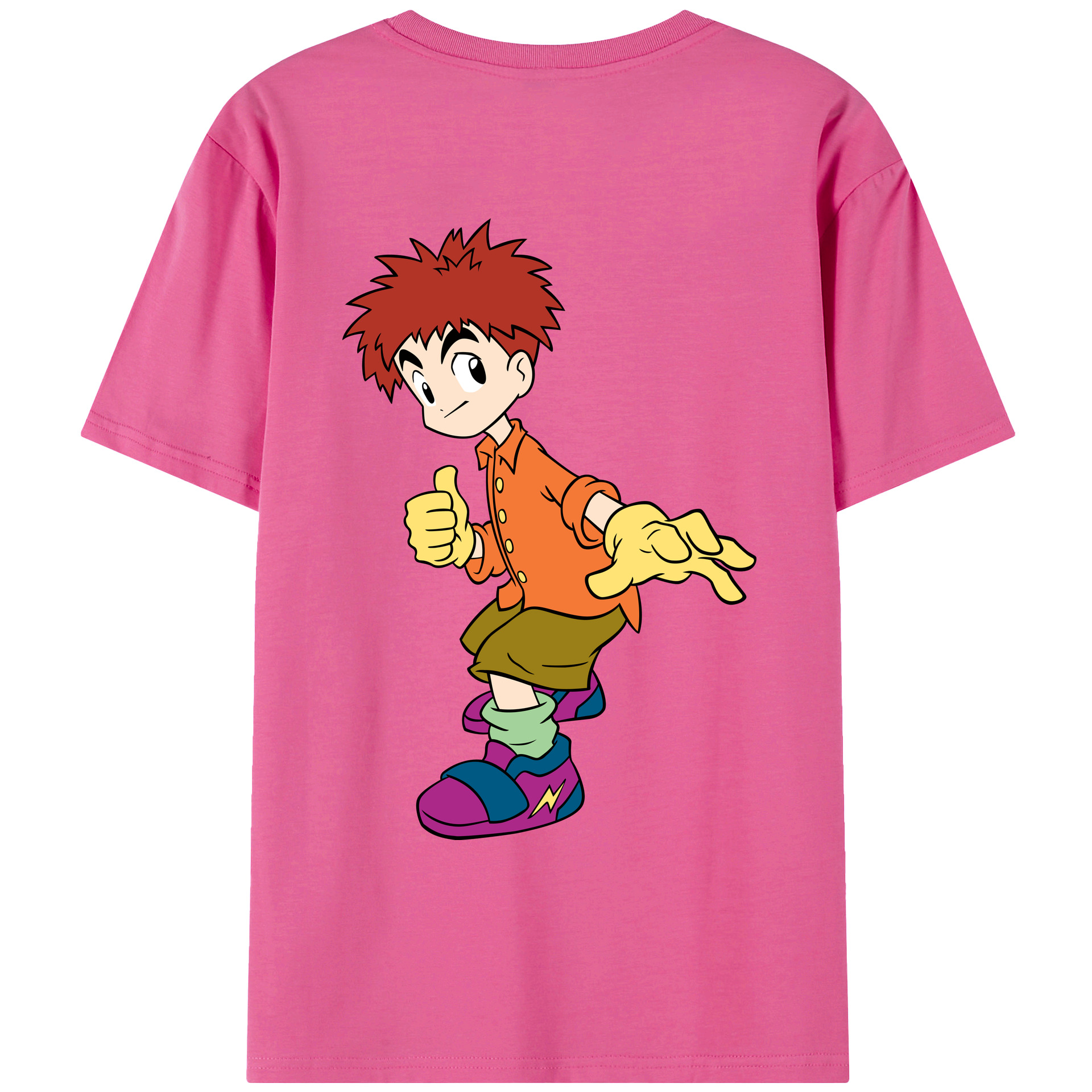 （画像用） Digimon デジタルモンスター/デジモン レディース半袖Tシャツ(バックプリント)
