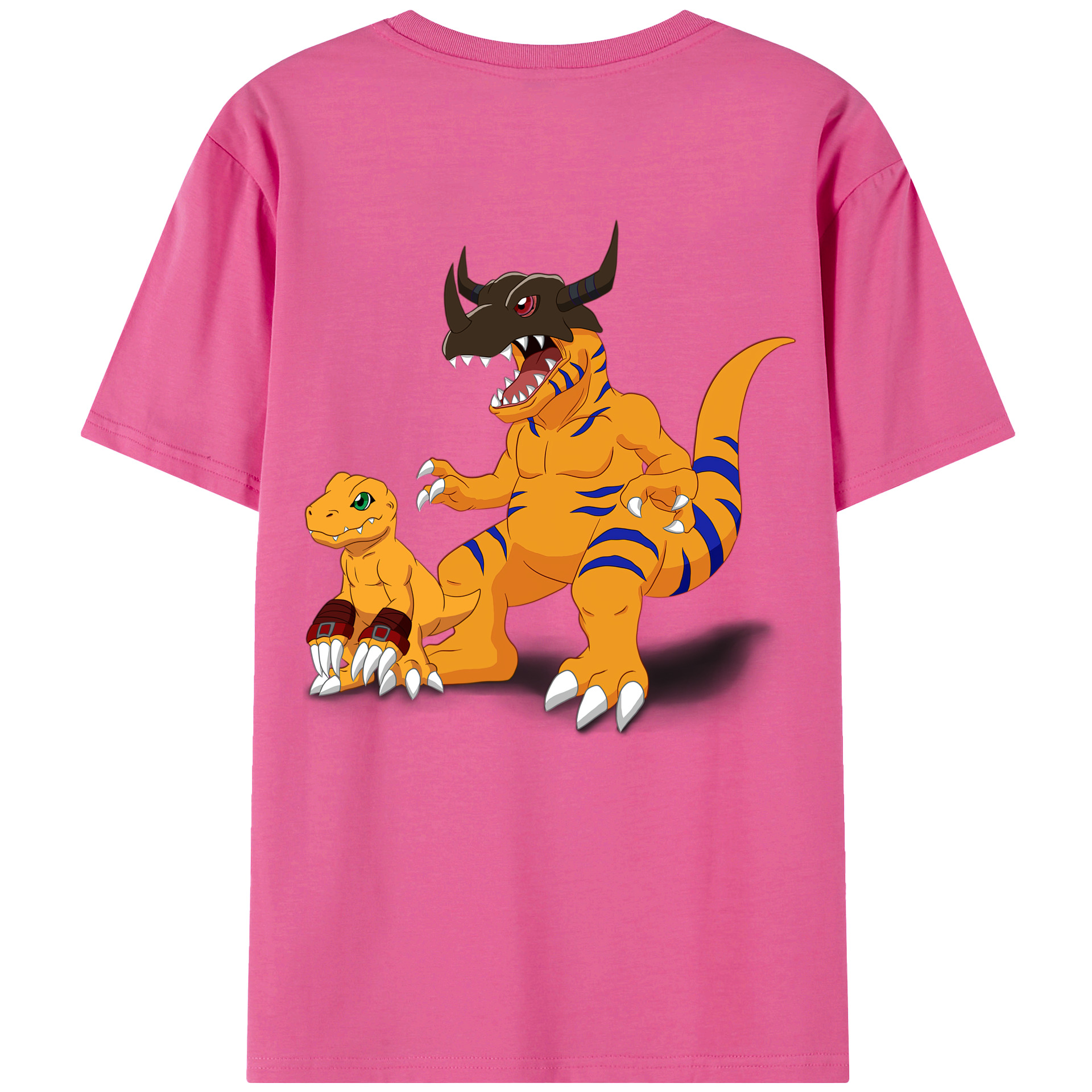（画像用） Digimon デジタルモンスター/デジモン レディース半袖Tシャツ(バックプリント)