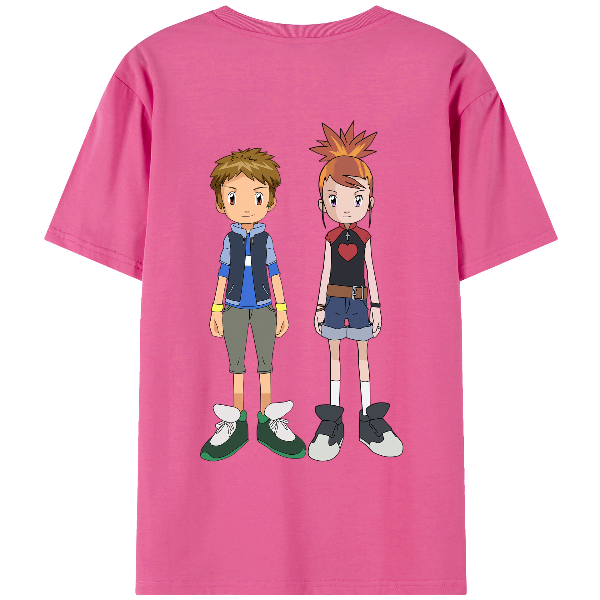 （画像用） Digimon デジタルモンスター/デジモン レディース半袖Tシャツ(バックプリント)