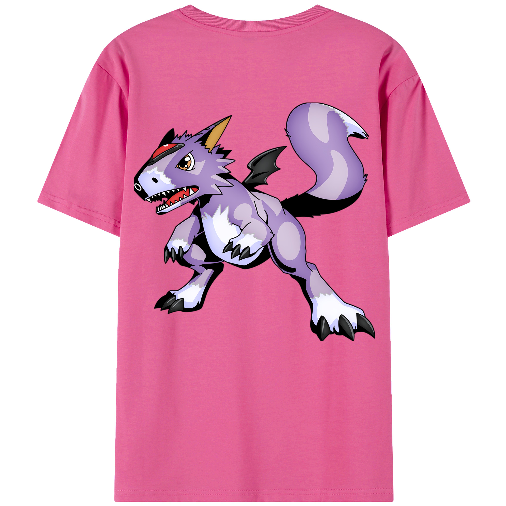 （画像用） Digimon デジタルモンスター/デジモン レディース半袖Tシャツ(バックプリント)