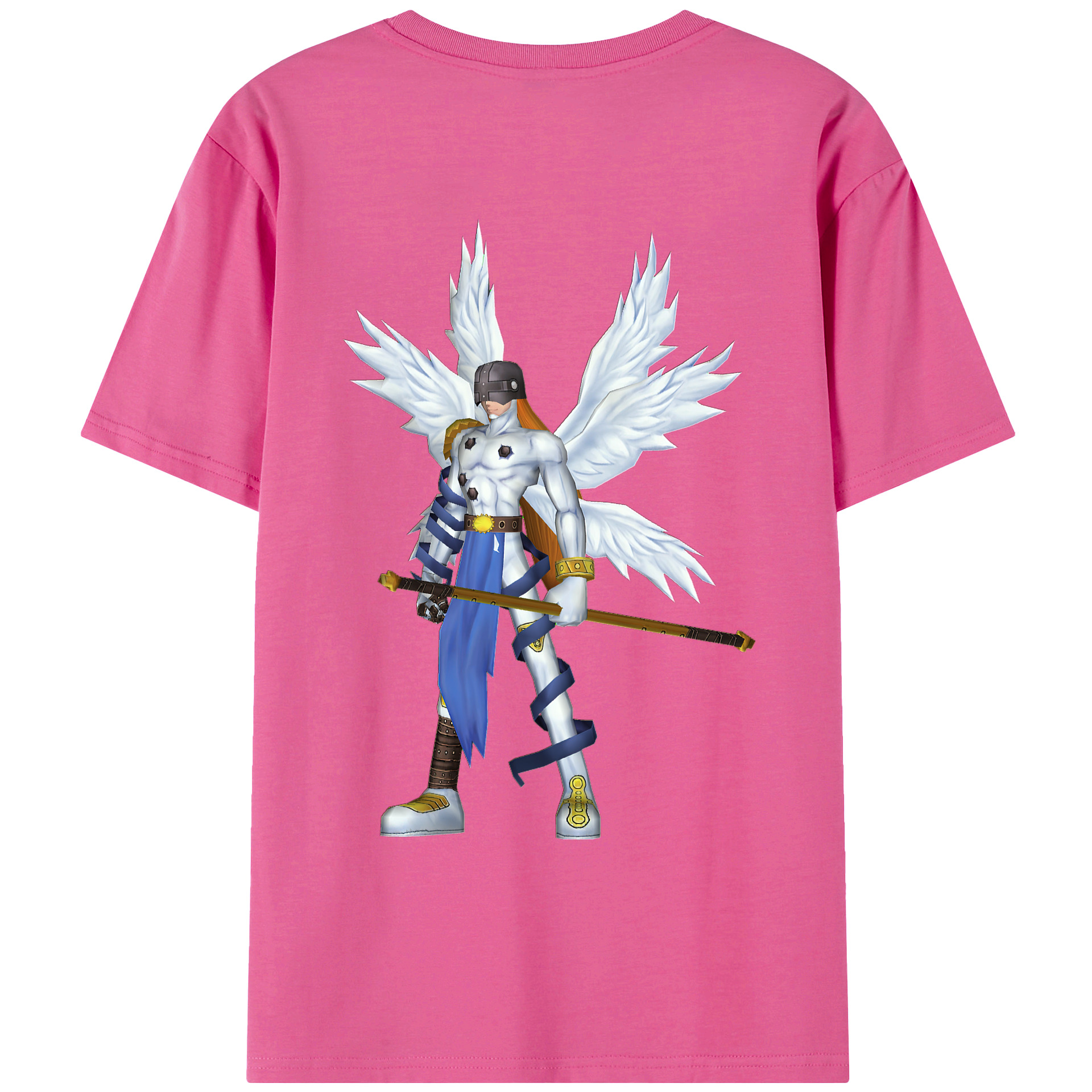 （画像用） Digimon デジタルモンスター/デジモン レディース半袖Tシャツ(バックプリント)