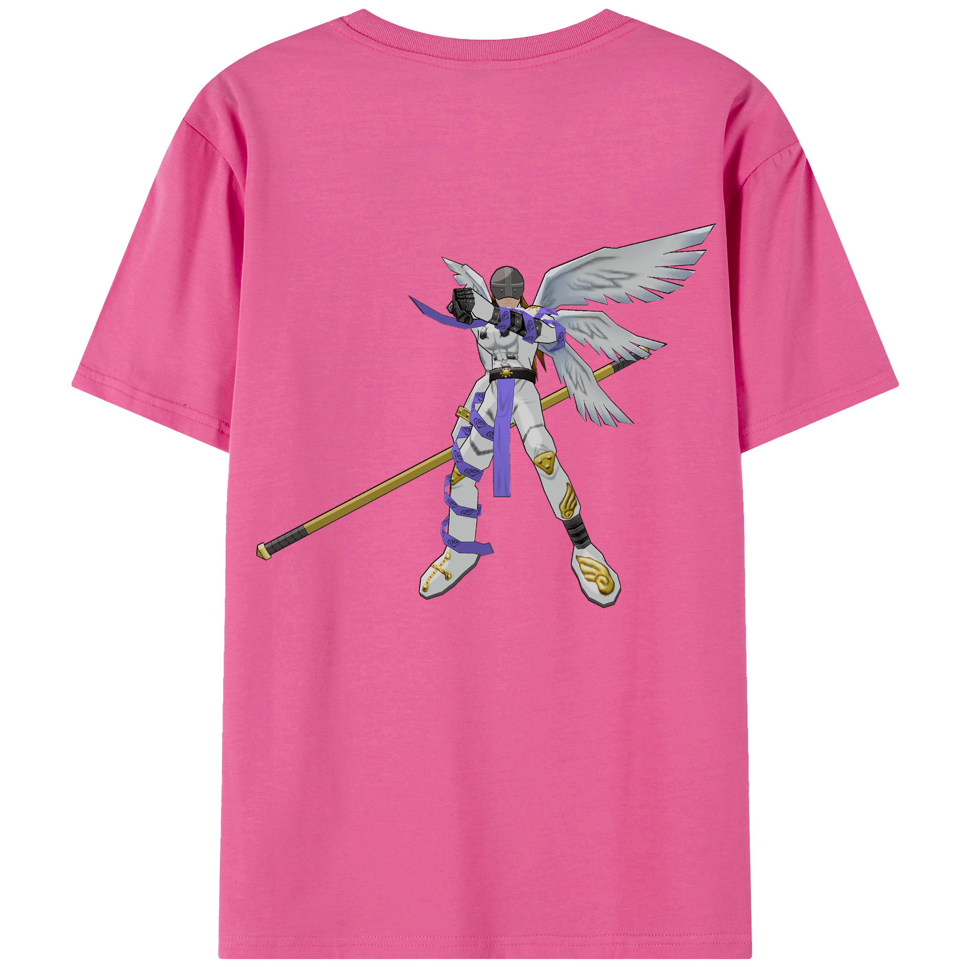 （画像用） Digimon デジタルモンスター/デジモン レディース半袖Tシャツ(バックプリント)