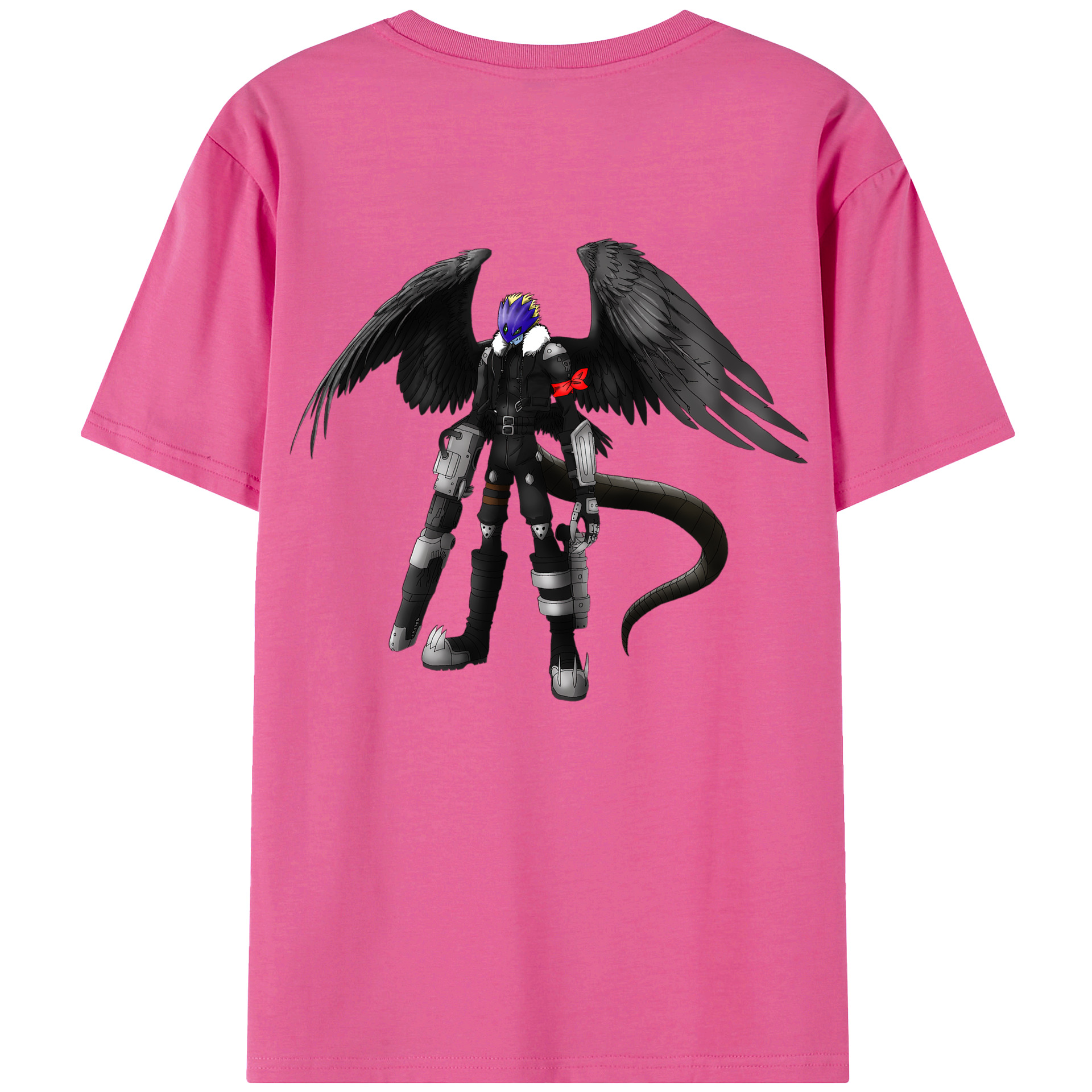 （画像用） Digimon デジタルモンスター/デジモン レディース半袖Tシャツ(バックプリント)
