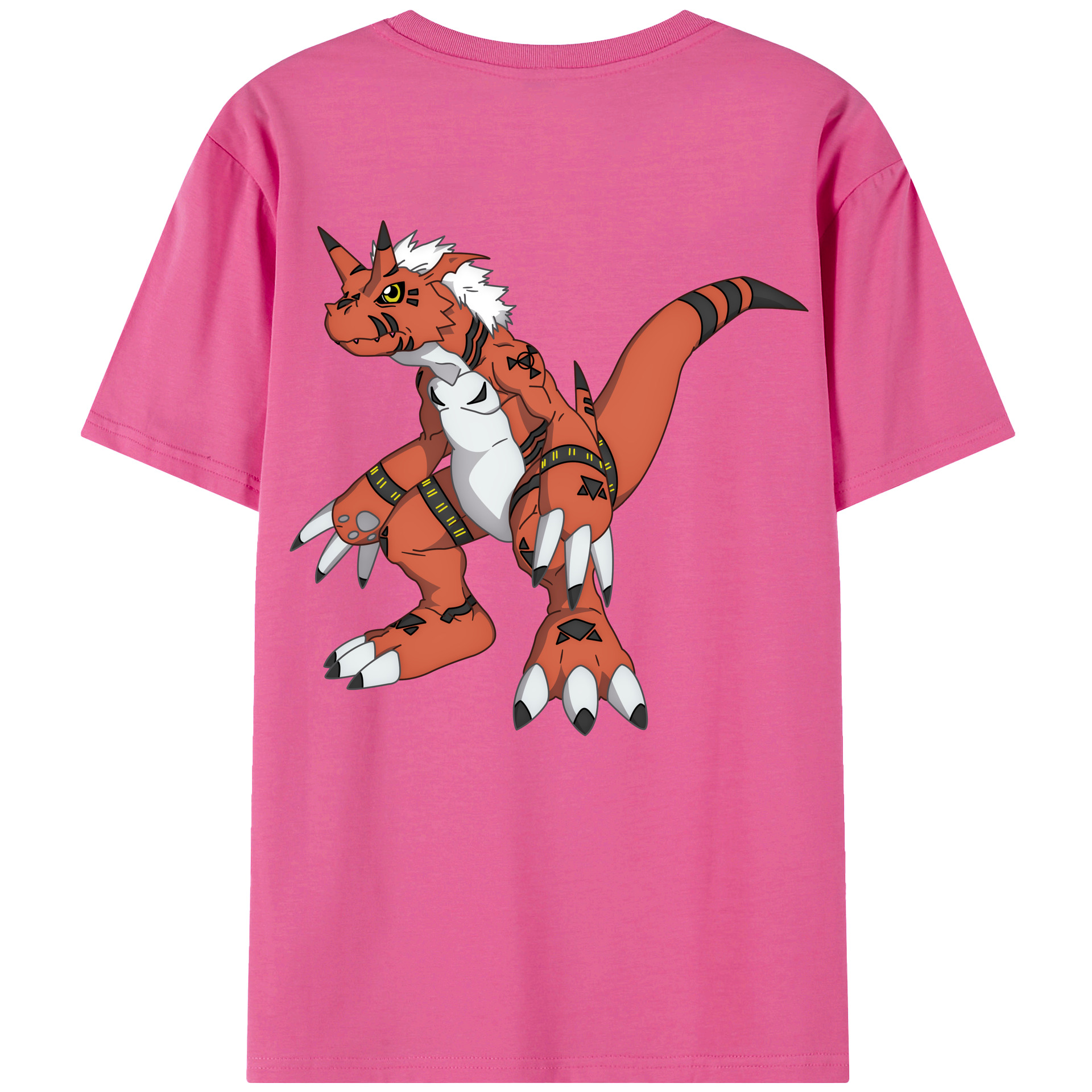 （画像用） Digimon デジタルモンスター/デジモン レディース半袖Tシャツ(バックプリント)