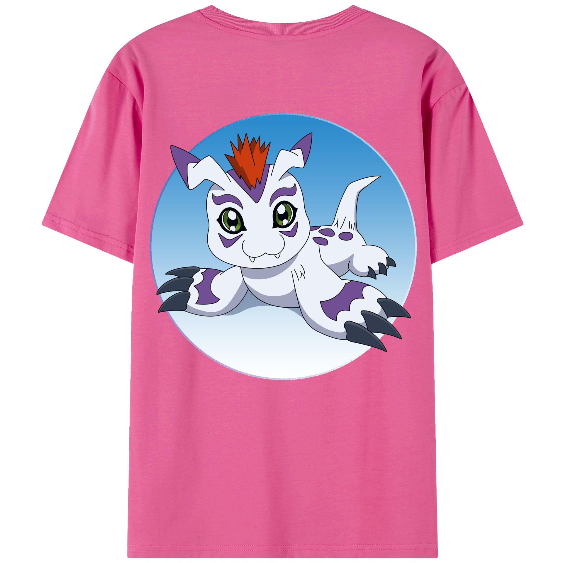 （画像用） Digimon デジタルモンスター/デジモン レディース半袖Tシャツ(バックプリント)