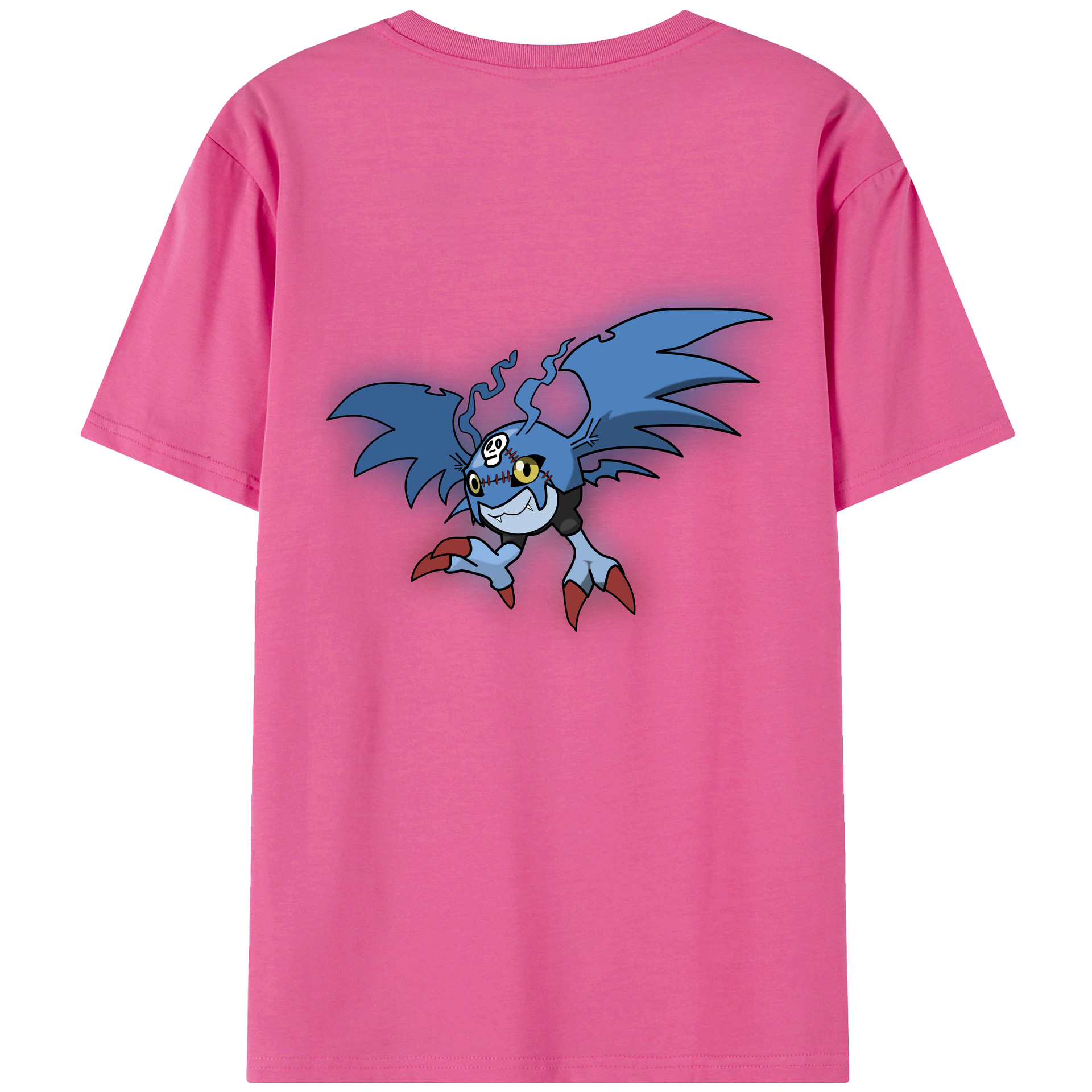 （画像用） Digimon デジタルモンスター/デジモン レディース半袖Tシャツ(バックプリント)