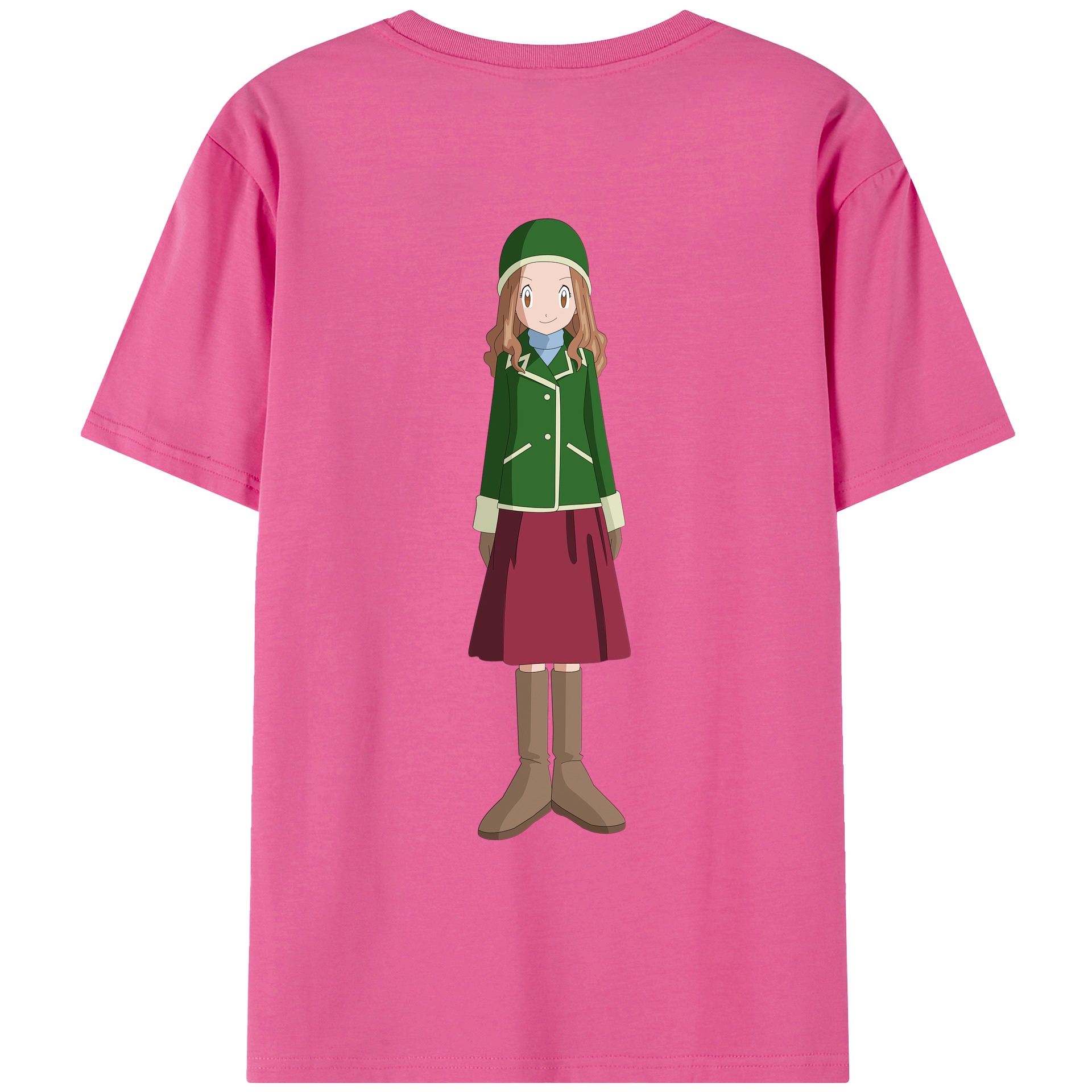 （画像用） Digimon デジタルモンスター/デジモン レディース半袖Tシャツ(バックプリント)