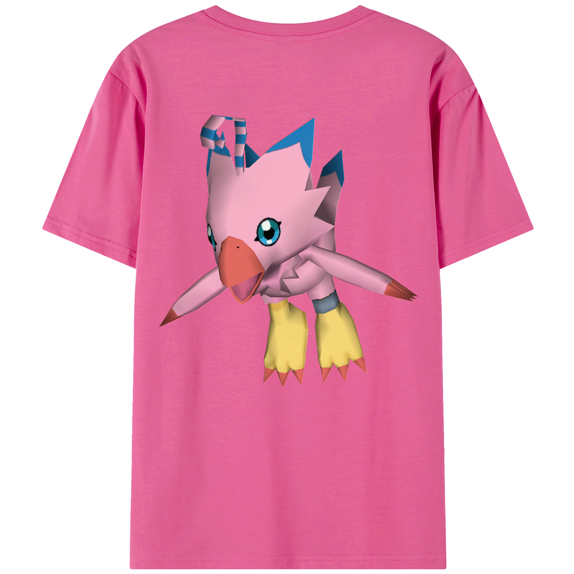 （画像用） Digimon デジタルモンスター/デジモン レディース半袖Tシャツ(バックプリント)