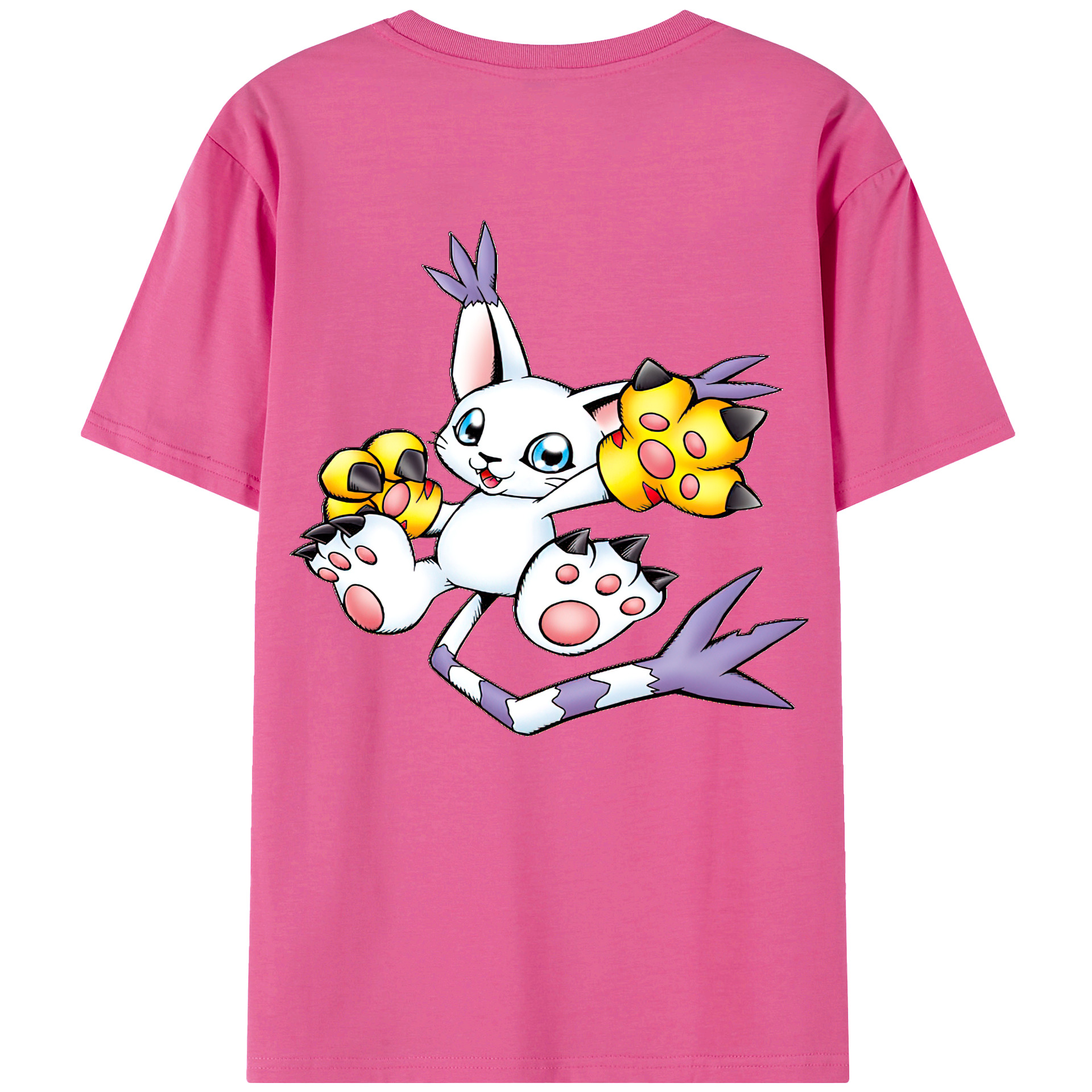 （画像用） Digimon デジタルモンスター/デジモン レディース半袖Tシャツ(バックプリント)