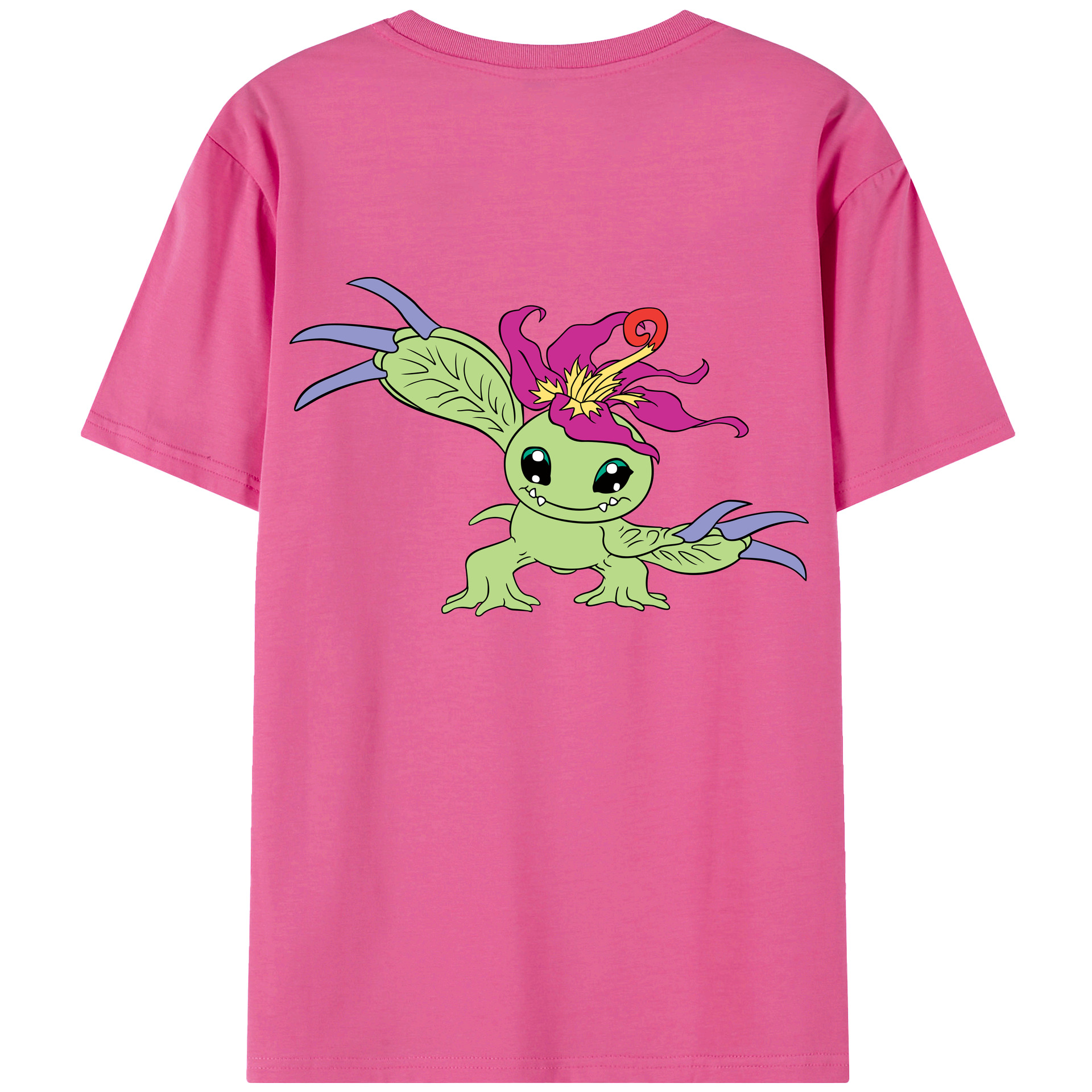 （画像用） Digimon デジタルモンスター/デジモン レディース半袖Tシャツ(バックプリント)