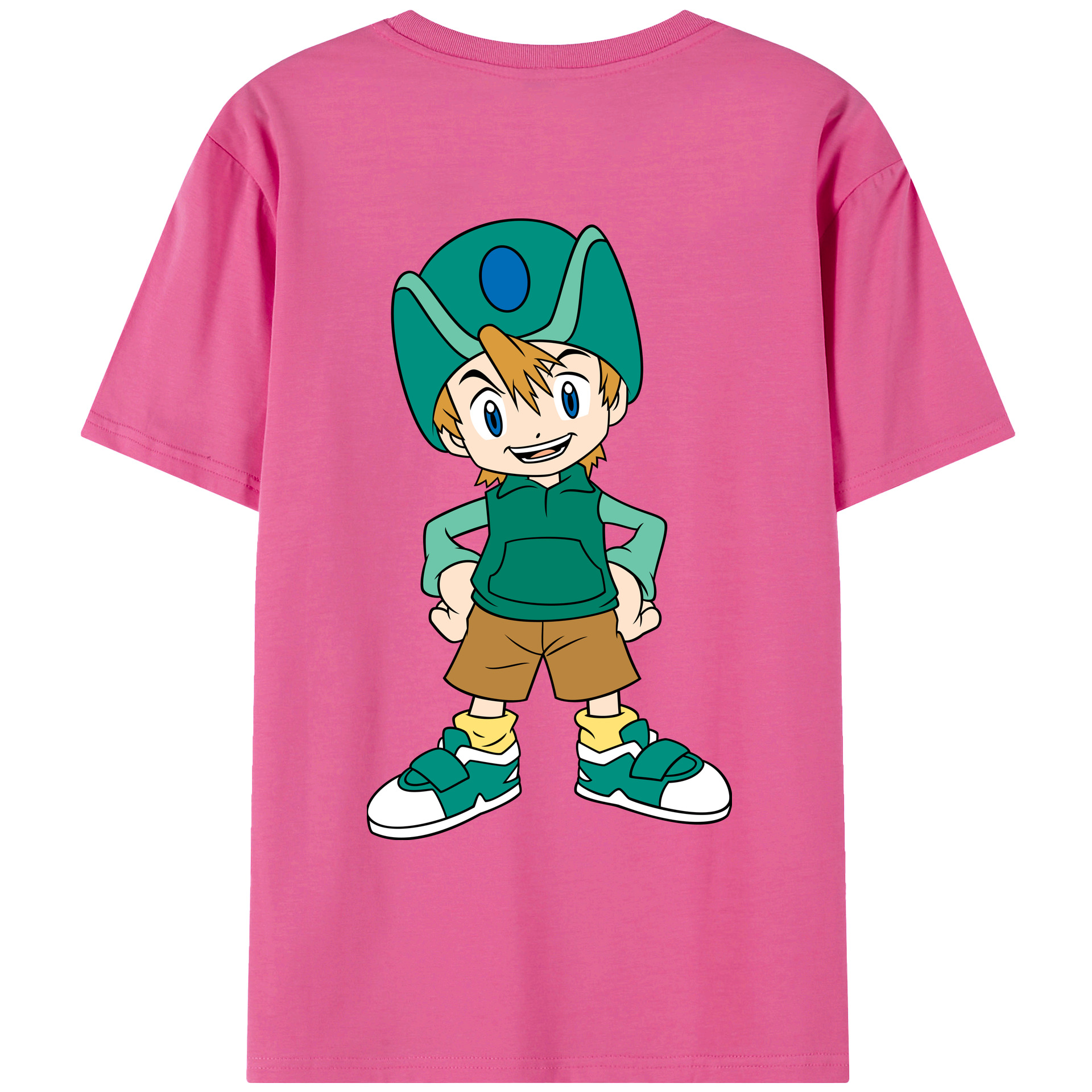 （画像用） Digimon デジタルモンスター/デジモン レディース半袖Tシャツ(バックプリント)