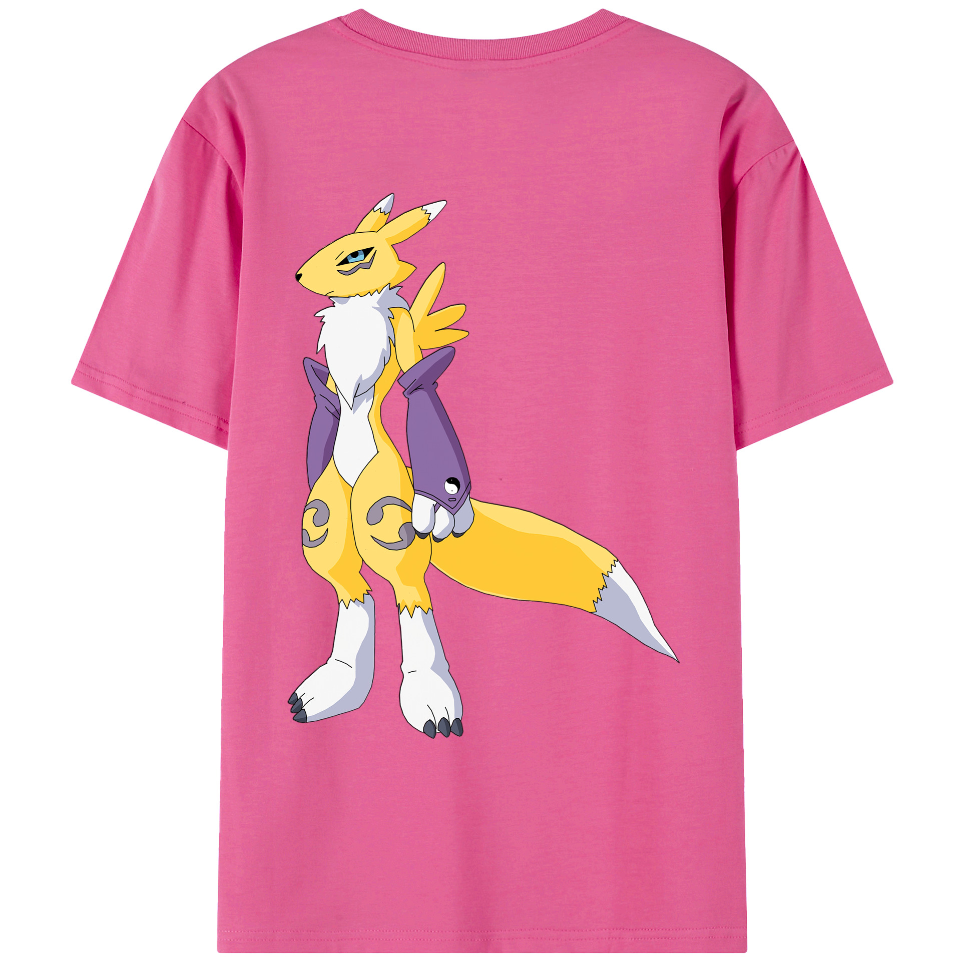 （画像用） Digimon デジタルモンスター/デジモン レディース半袖Tシャツ(バックプリント)