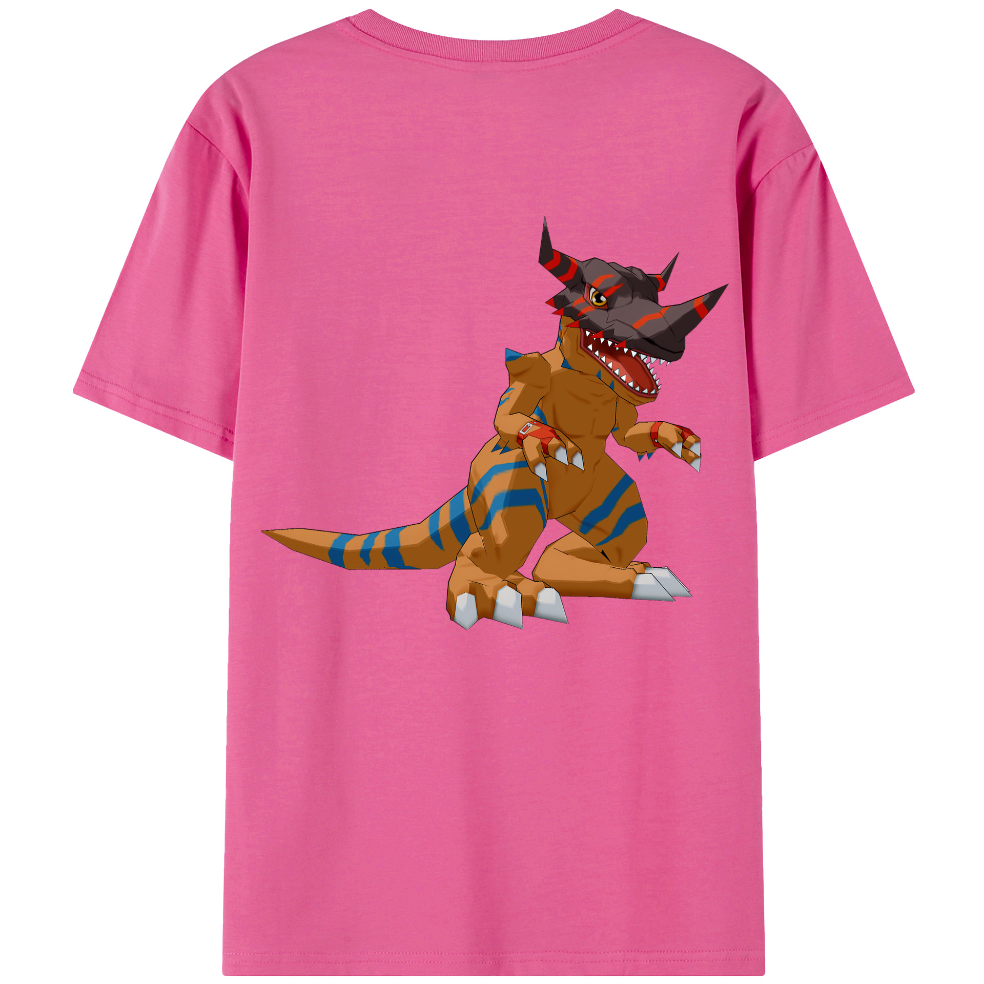 （画像用） Digimon デジタルモンスター/デジモン レディース半袖Tシャツ(バックプリント)
