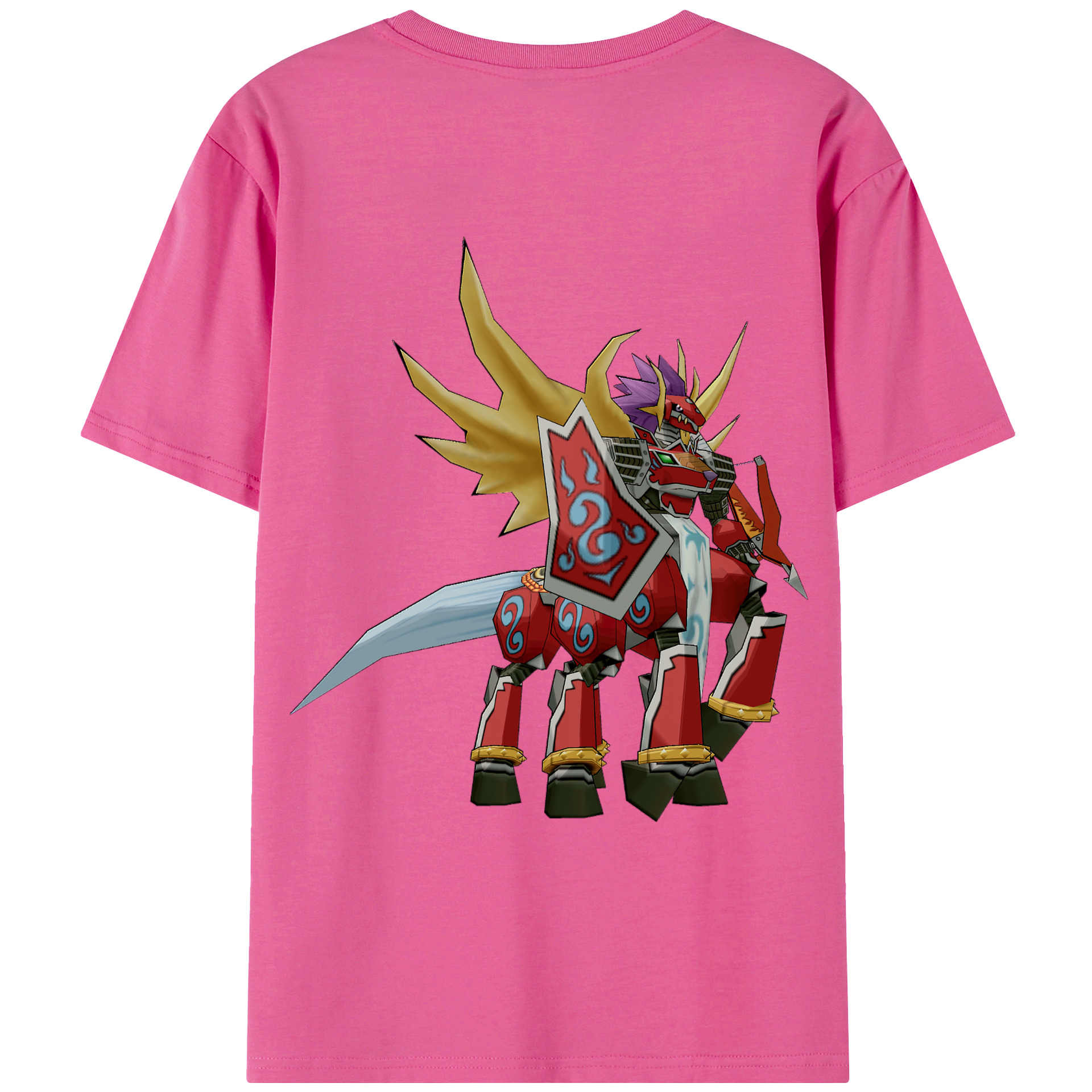（画像用） Digimon デジタルモンスター/デジモン レディース半袖Tシャツ(バックプリント)