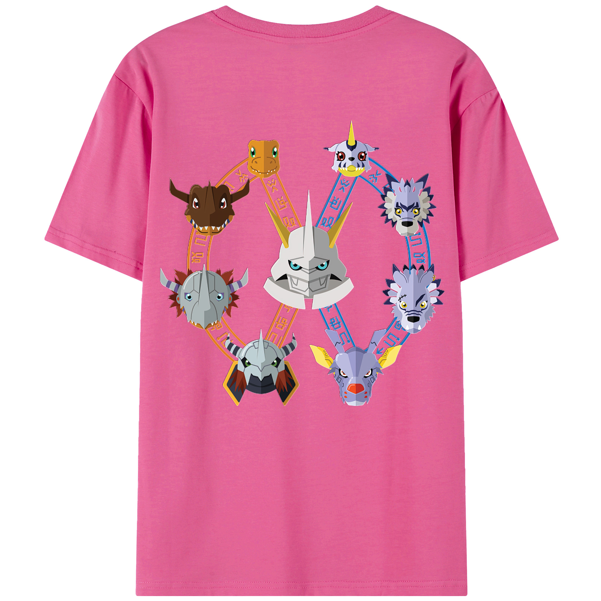 （画像用） Digimon デジタルモンスター/デジモン レディース半袖Tシャツ(バックプリント)