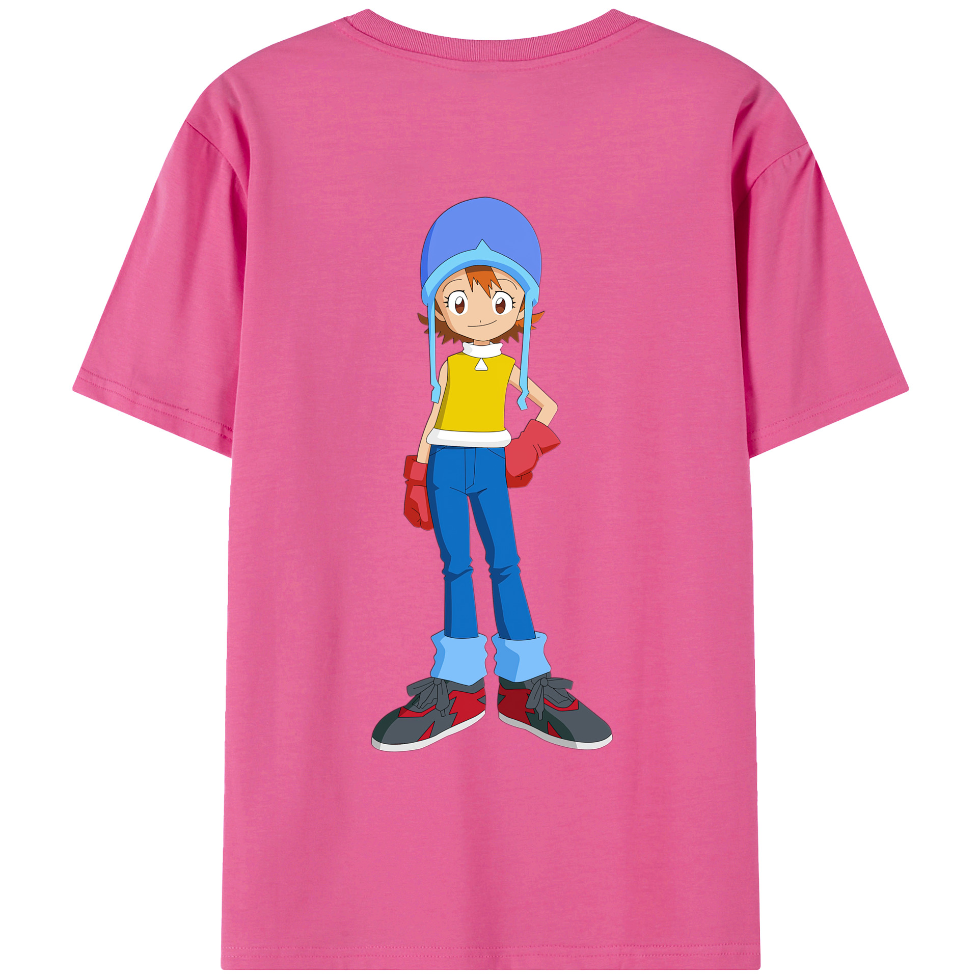 （画像用） Digimon デジタルモンスター/デジモン レディース半袖Tシャツ(バックプリント)