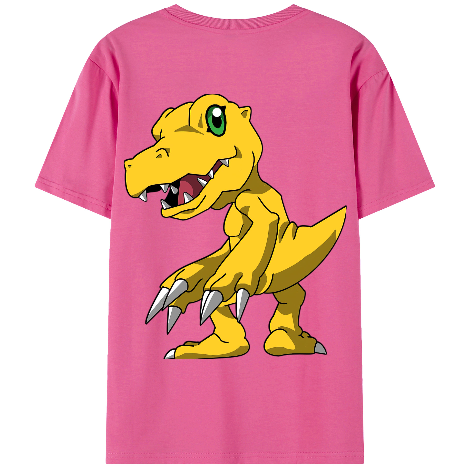 （画像用） Digimon デジタルモンスター/デジモン レディース半袖Tシャツ(バックプリント)
