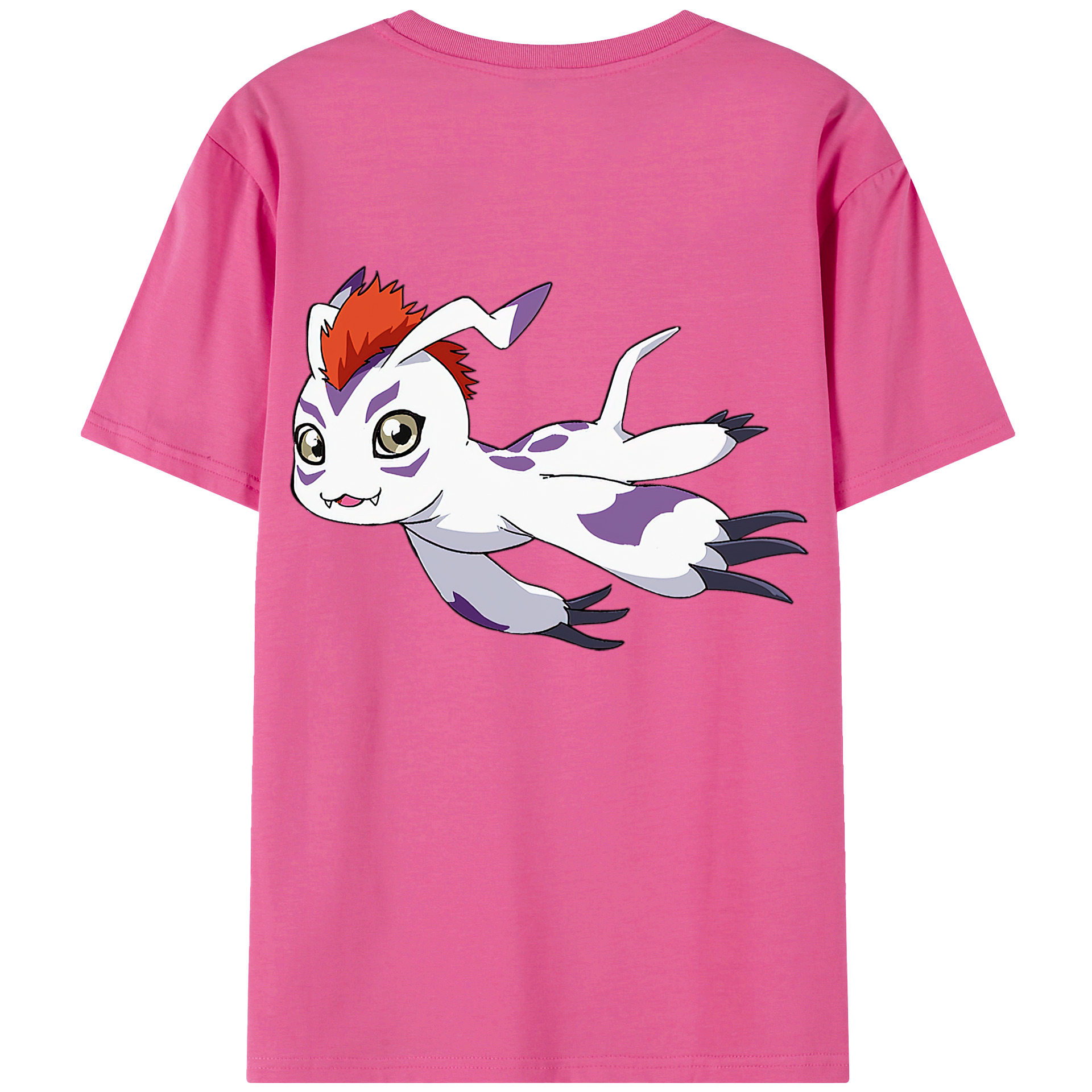 （画像用） Digimon デジタルモンスター/デジモン レディース半袖Tシャツ(バックプリント)