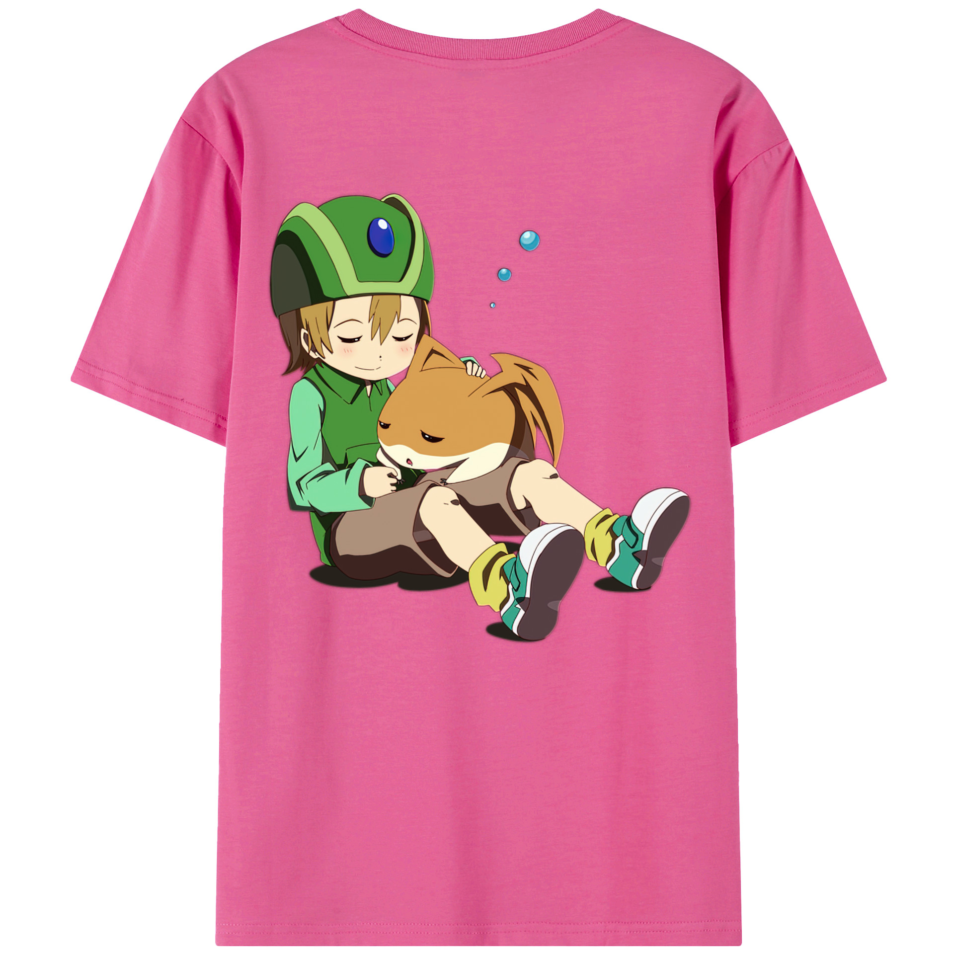 （画像用） Digimon デジタルモンスター/デジモン レディース半袖Tシャツ(バックプリント)