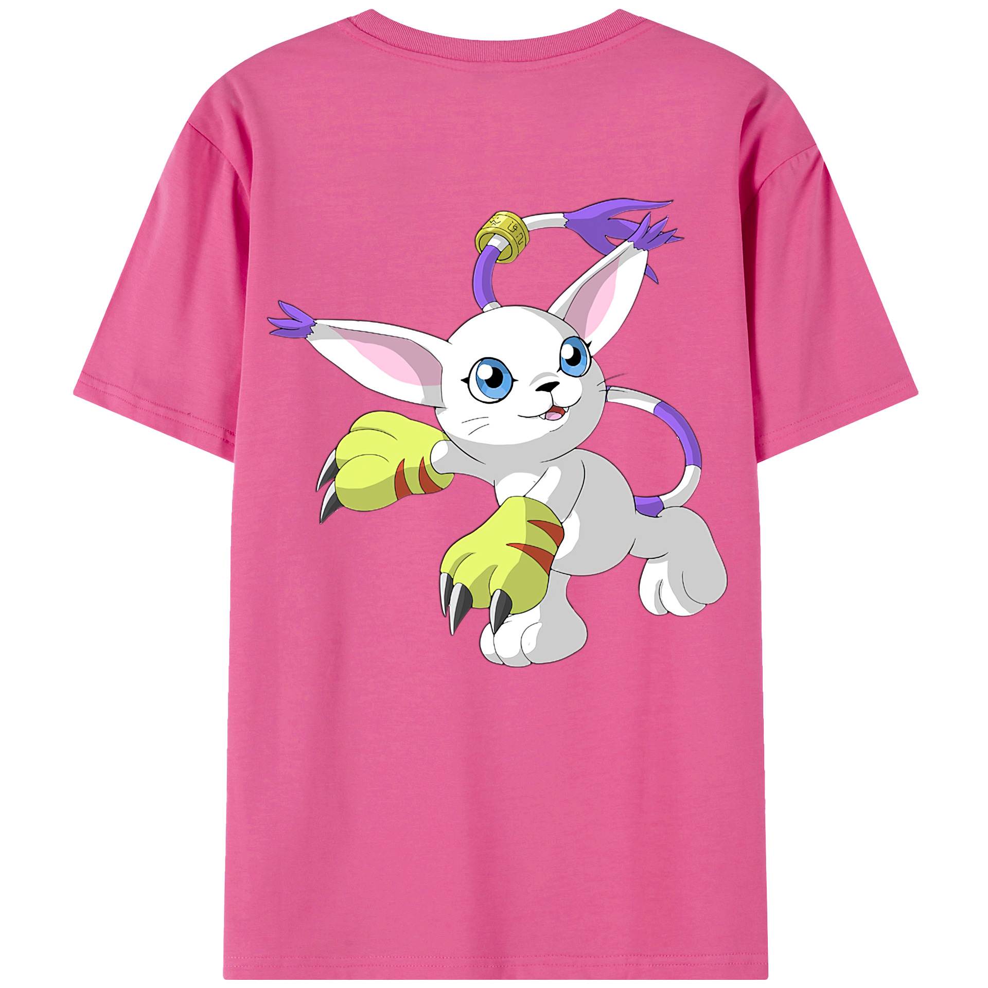 （画像用） Digimon デジタルモンスター/デジモン レディース半袖Tシャツ(バックプリント)