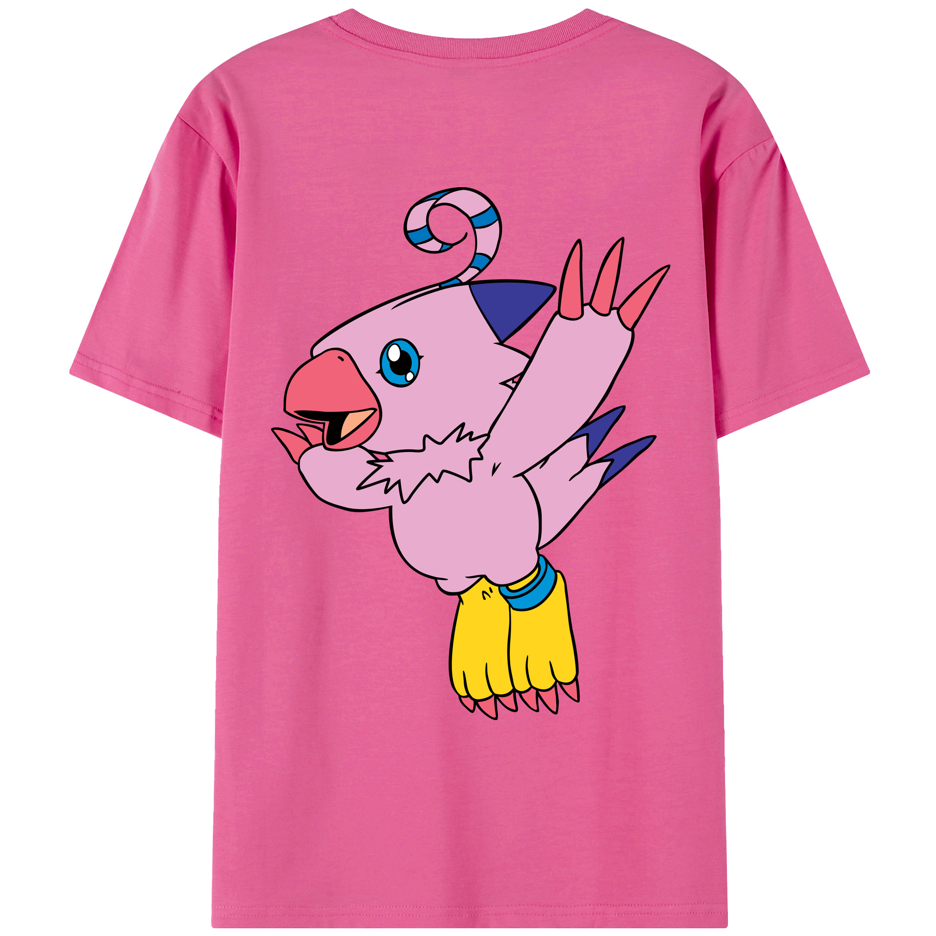 （画像用） Digimon デジタルモンスター/デジモン レディース半袖Tシャツ(バックプリント)