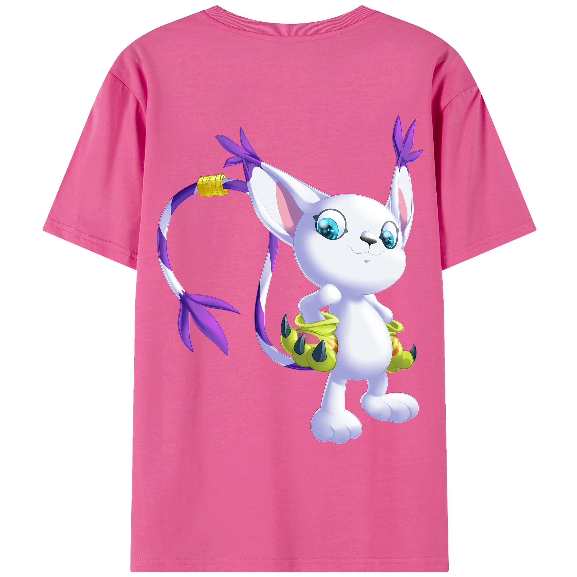 （画像用） Digimon デジタルモンスター/デジモン レディース半袖Tシャツ(バックプリント)