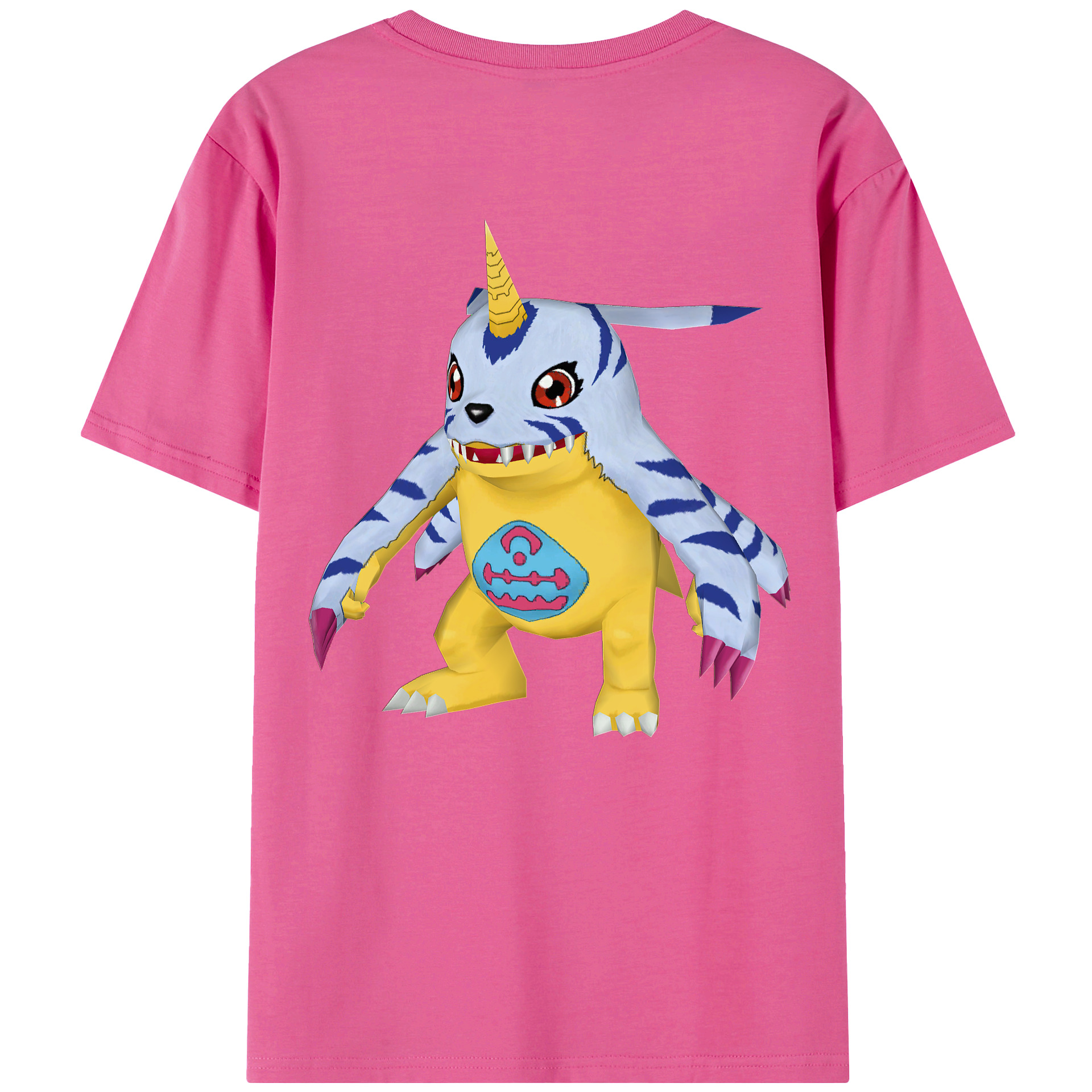 （画像用） Digimon デジタルモンスター/デジモン レディース半袖Tシャツ(バックプリント)