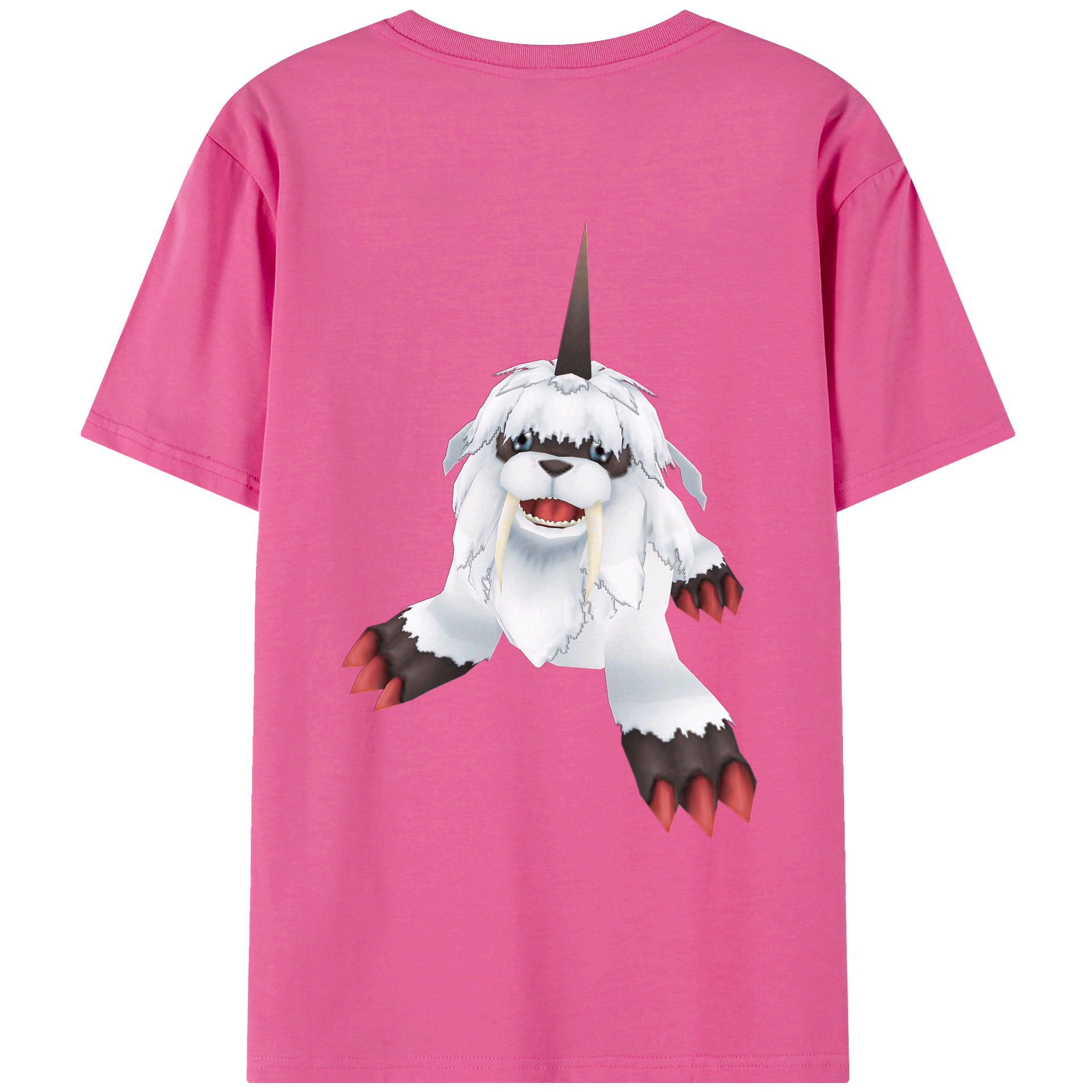 （画像用） Digimon デジタルモンスター/デジモン レディース半袖Tシャツ(バックプリント)