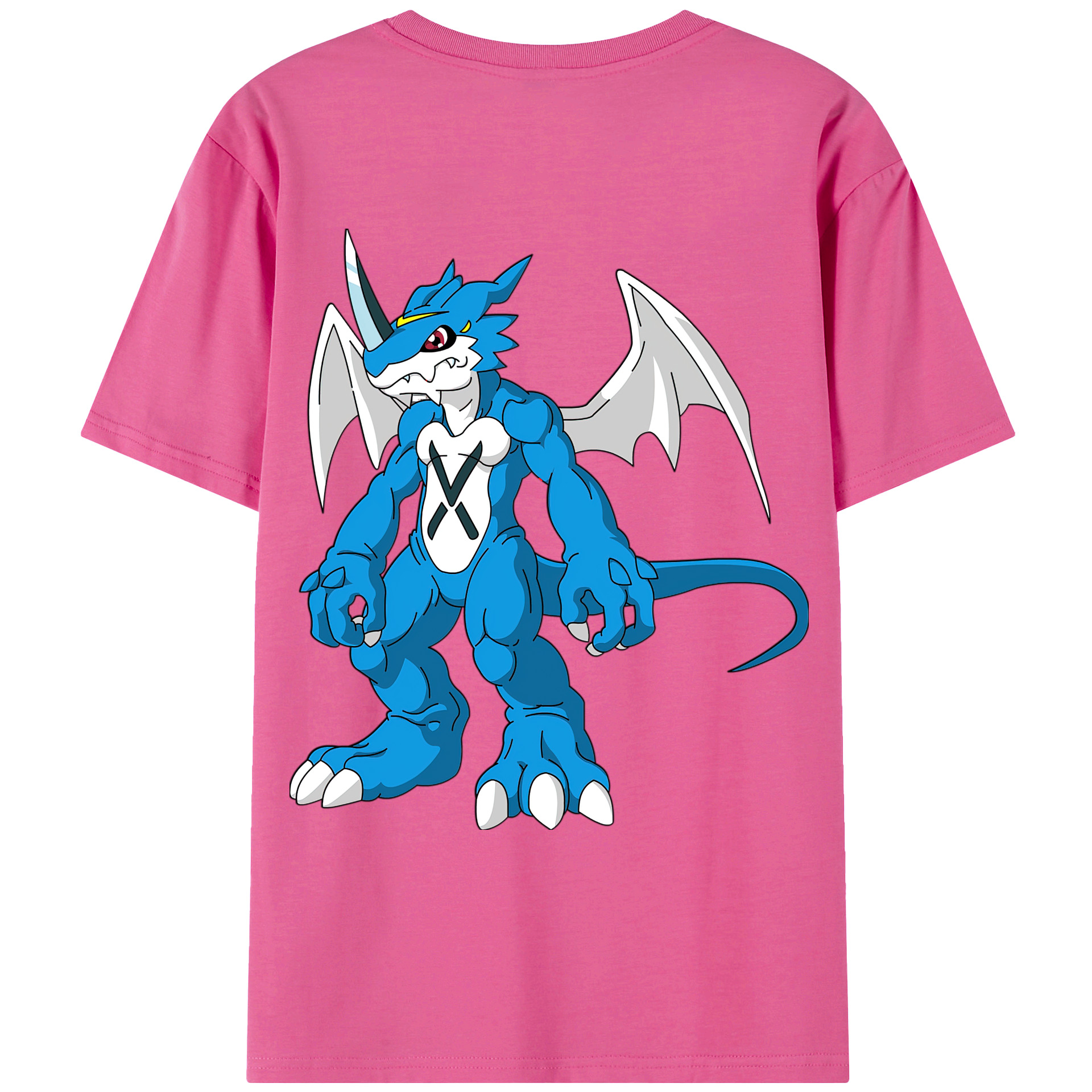 （画像用） Digimon デジタルモンスター/デジモン レディース半袖Tシャツ(バックプリント)