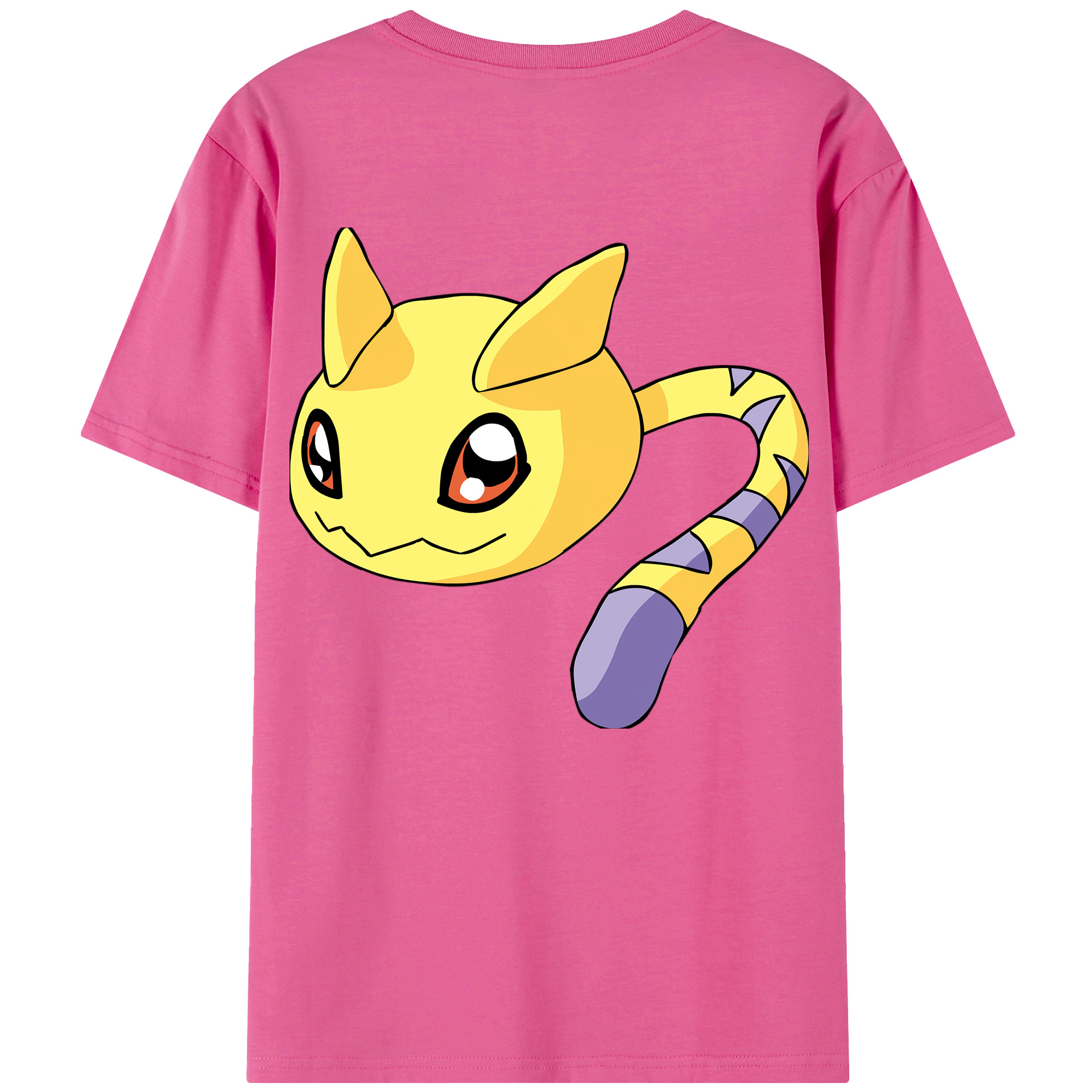 （画像用） Digimon デジタルモンスター/デジモン レディース半袖Tシャツ(バックプリント)