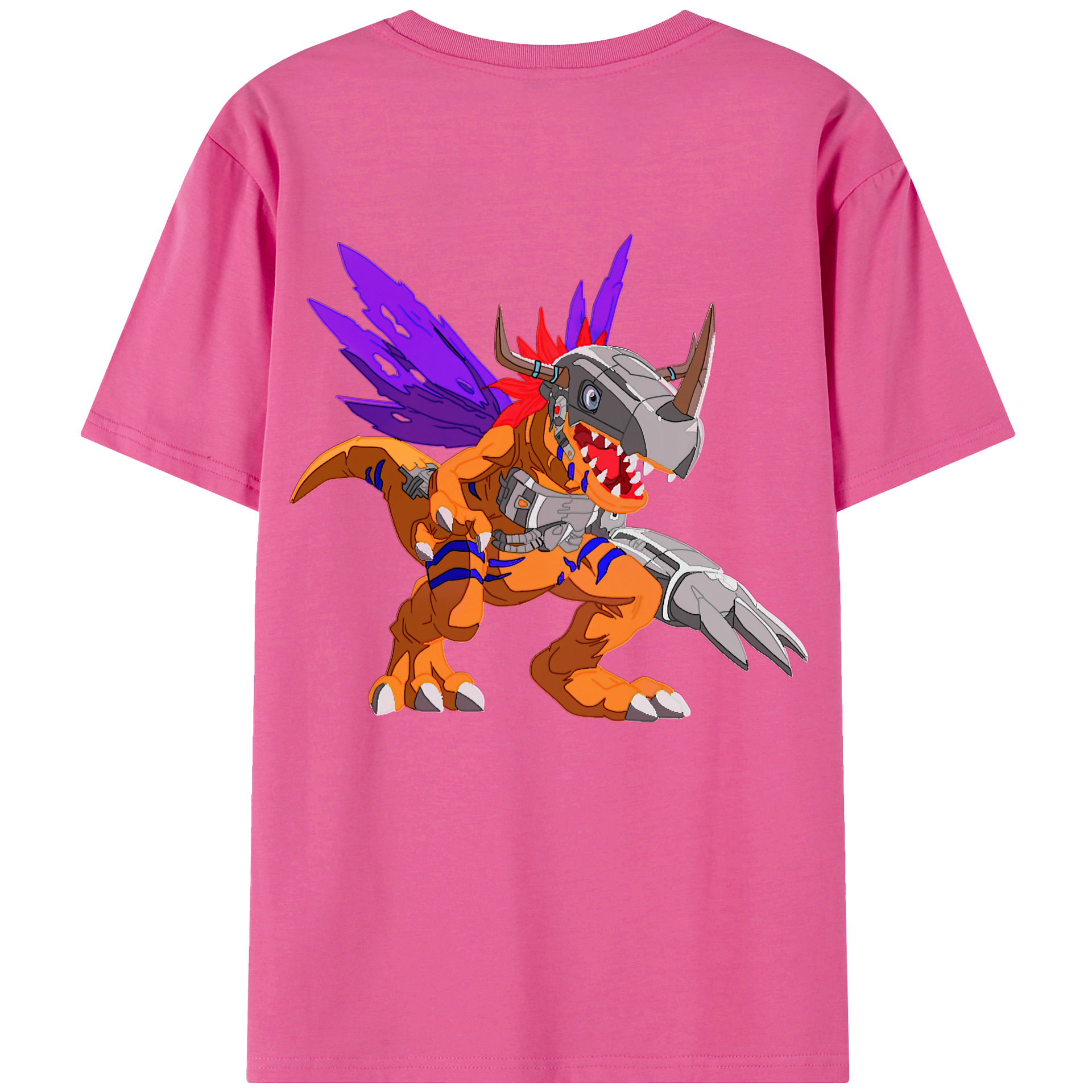 （画像用） Digimon デジタルモンスター/デジモン レディース半袖Tシャツ(バックプリント)