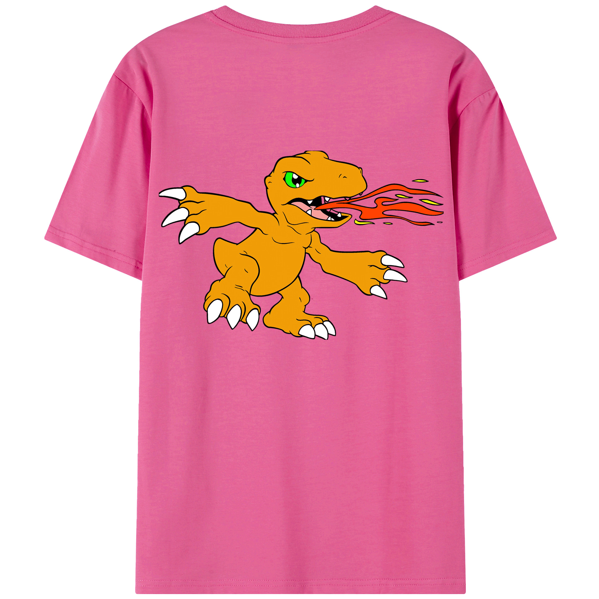 （画像用） Digimon デジタルモンスター/デジモン レディース半袖Tシャツ(バックプリント)