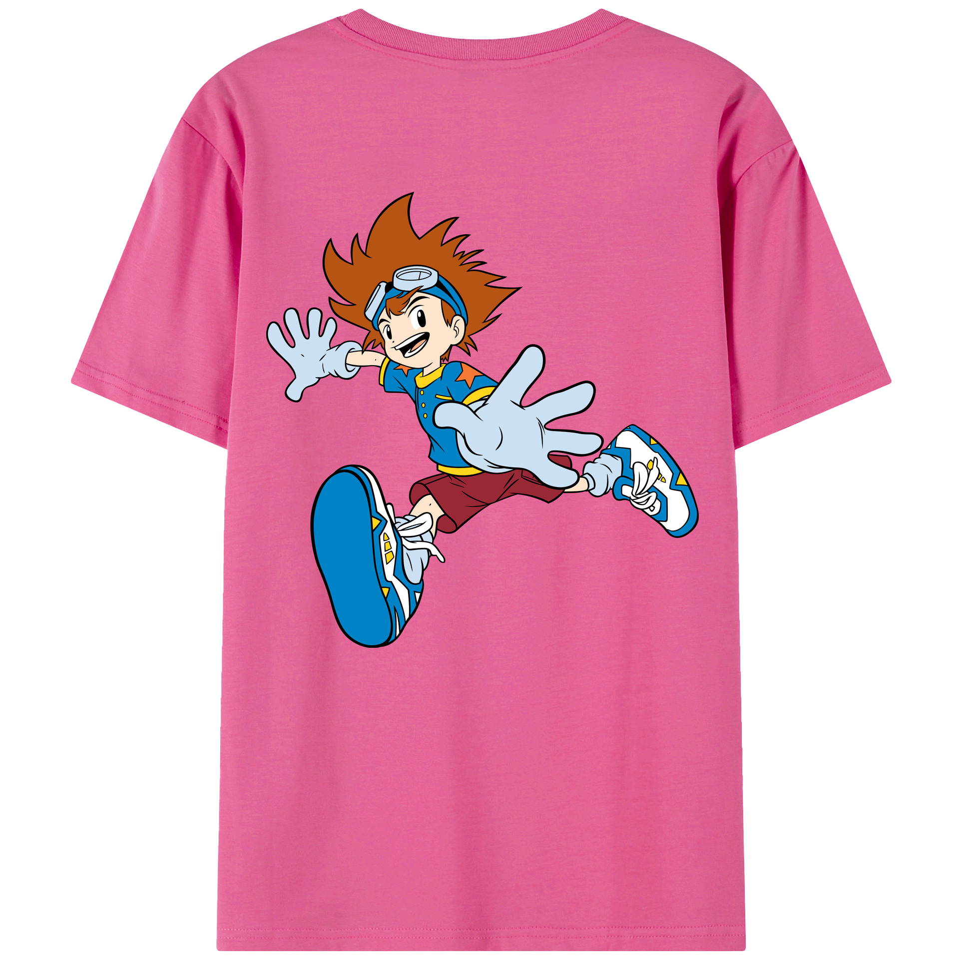 （画像用） Digimon デジタルモンスター/デジモン レディース半袖Tシャツ(バックプリント)