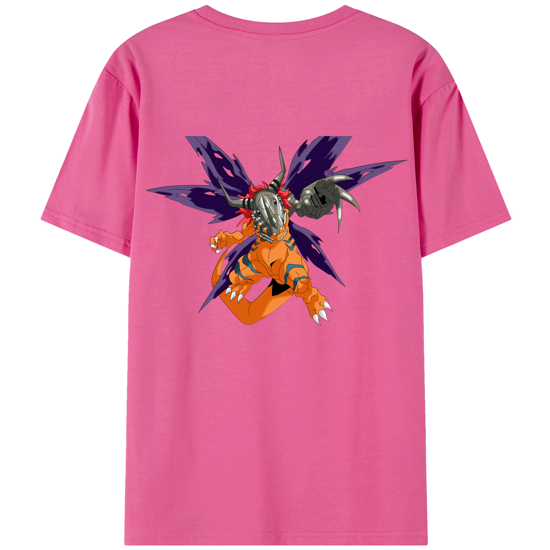（画像用） Digimon デジタルモンスター/デジモン レディース半袖Tシャツ(バックプリント)