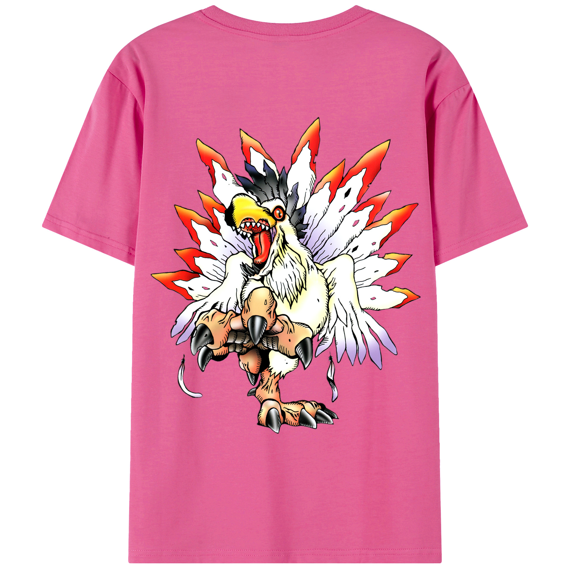 （画像用） Digimon デジタルモンスター/デジモン レディース半袖Tシャツ(バックプリント)