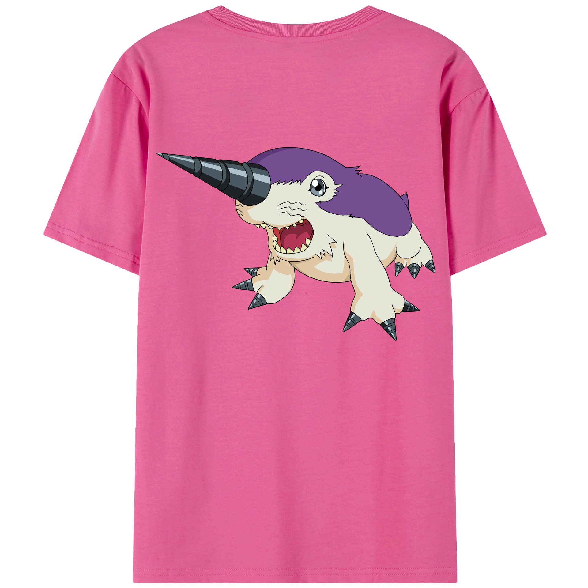 （画像用） Digimon デジタルモンスター/デジモン レディース半袖Tシャツ(バックプリント)