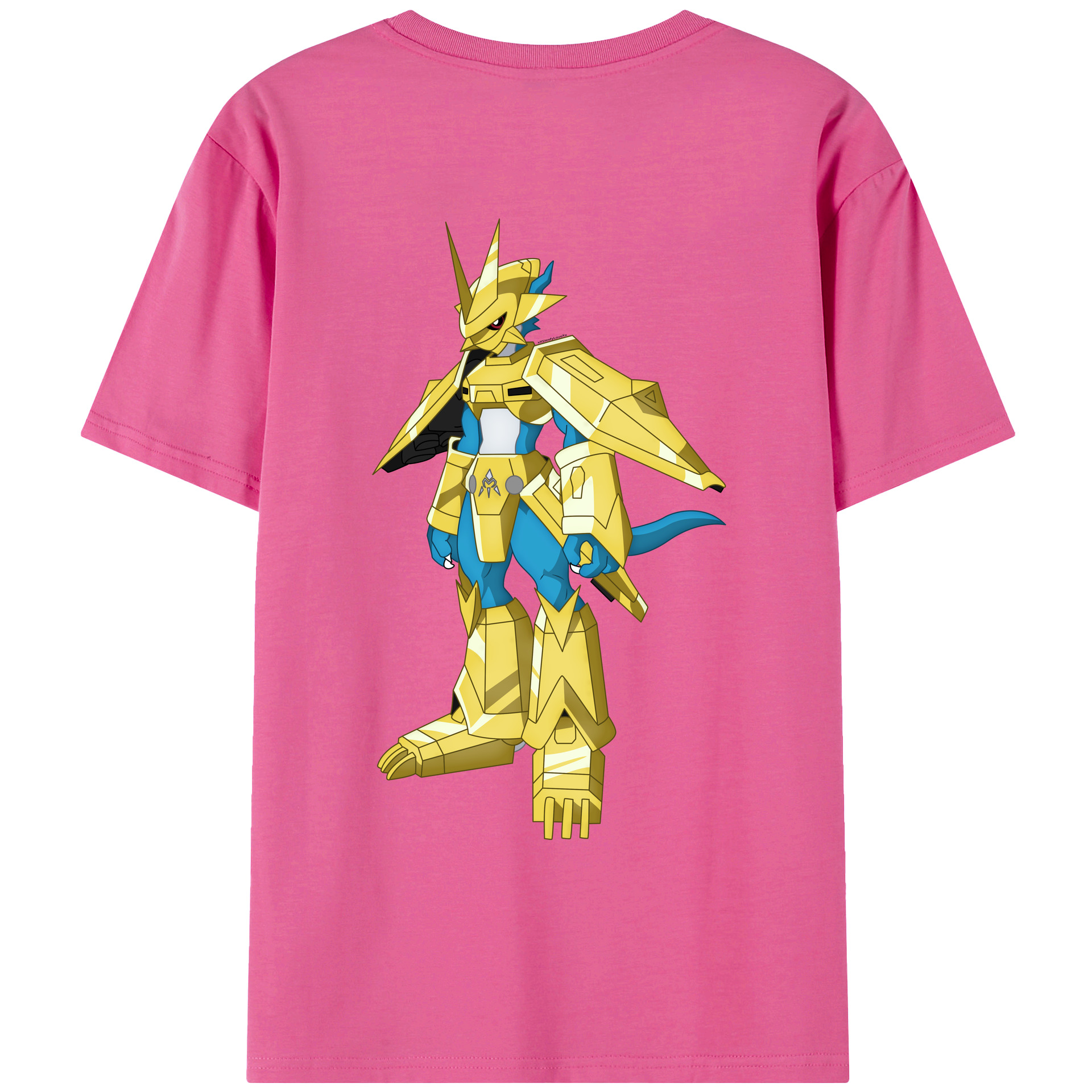 （画像用） Digimon デジタルモンスター/デジモン レディース半袖Tシャツ(バックプリント)