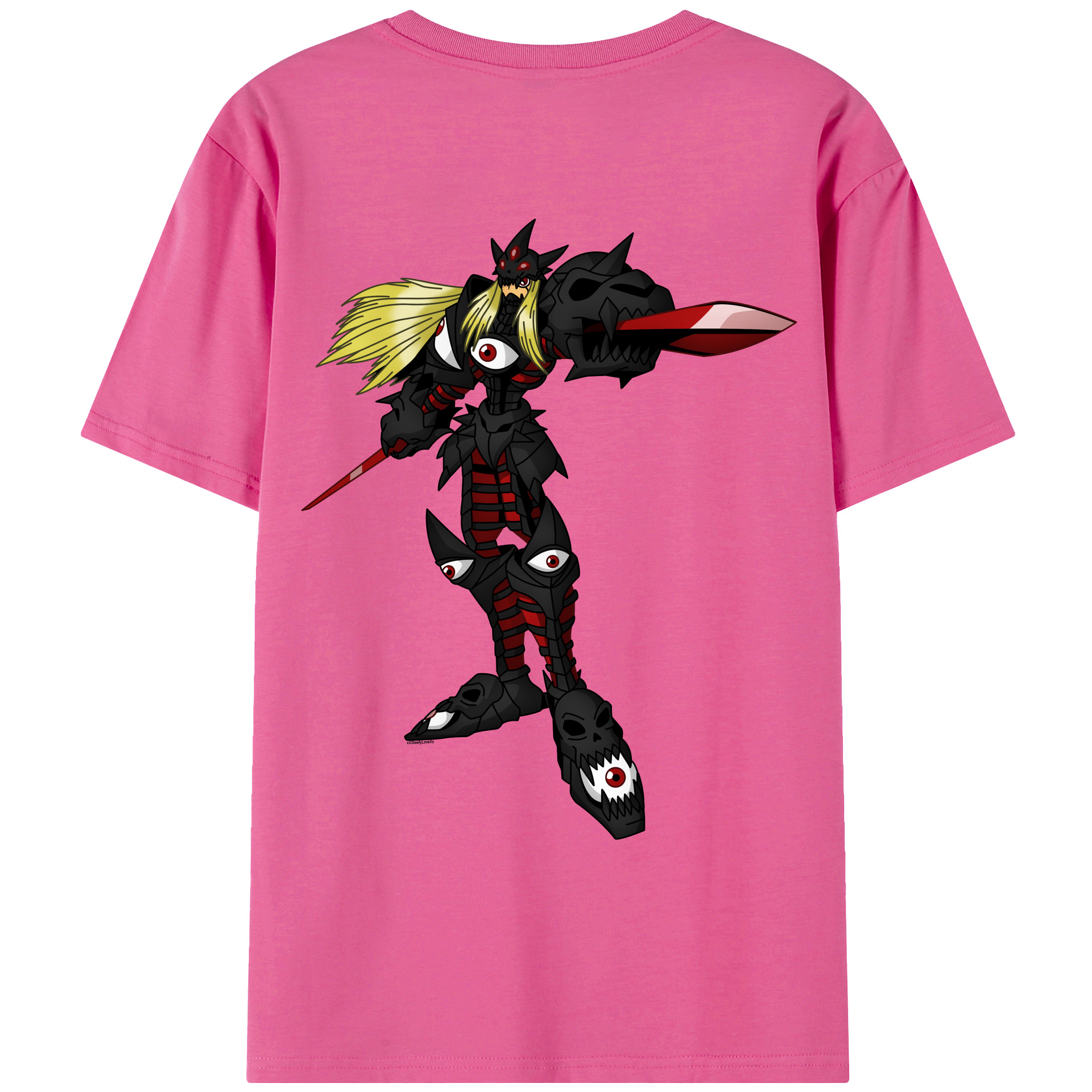 （画像用） Digimon デジタルモンスター/デジモン レディース半袖Tシャツ(バックプリント)