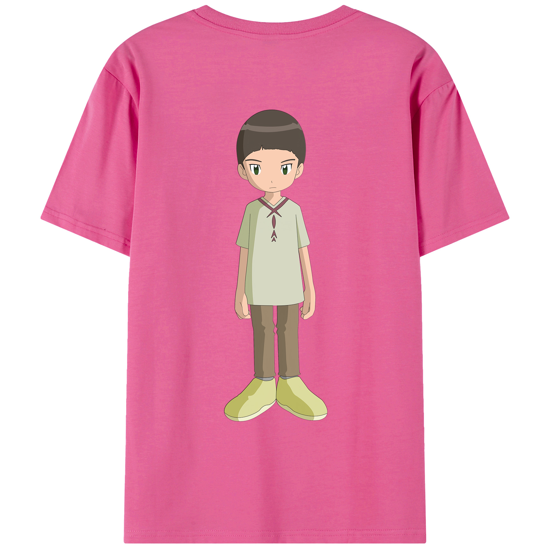 （画像用） Digimon デジタルモンスター/デジモン レディース半袖Tシャツ(バックプリント)