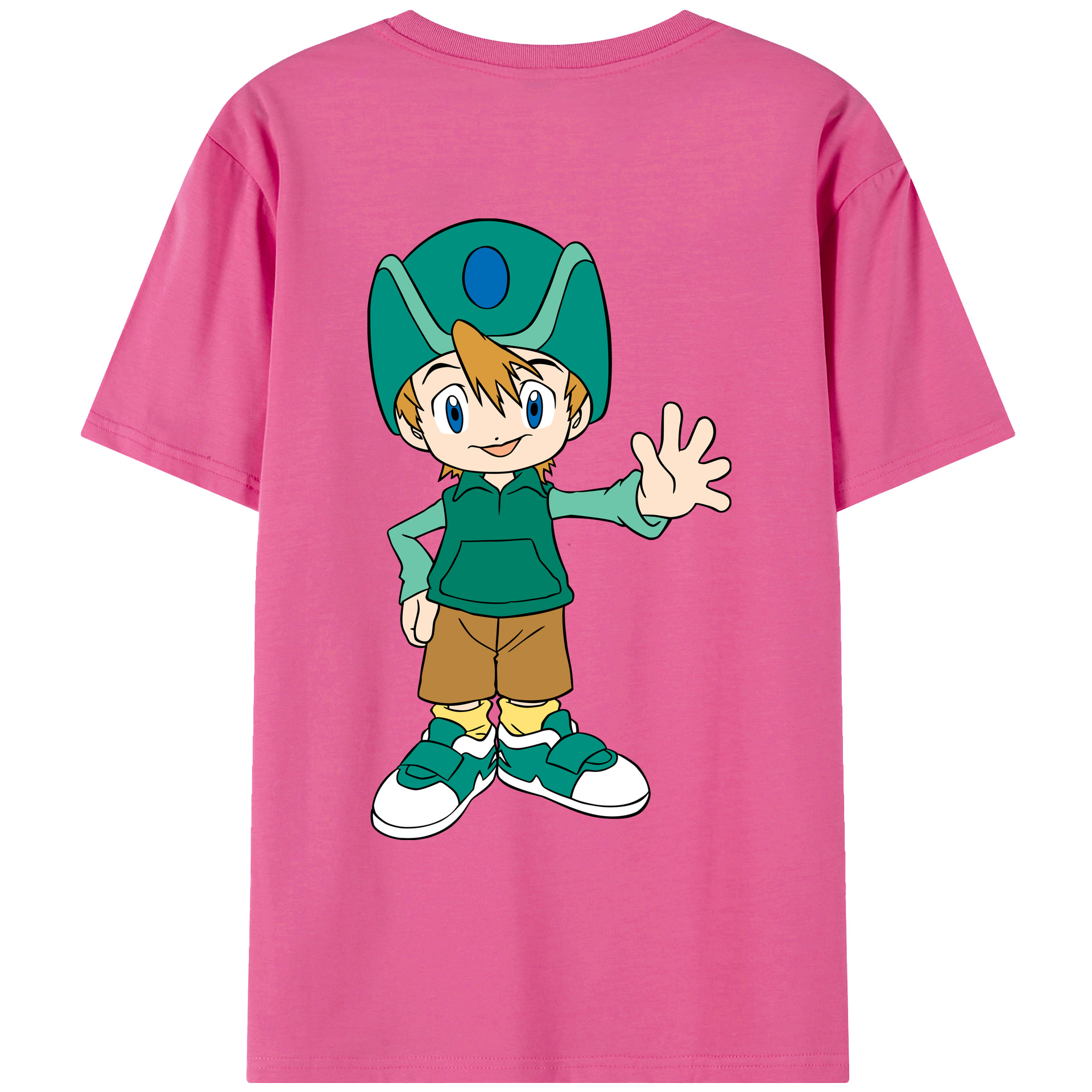 （画像用） Digimon デジタルモンスター/デジモン レディース半袖Tシャツ(バックプリント)