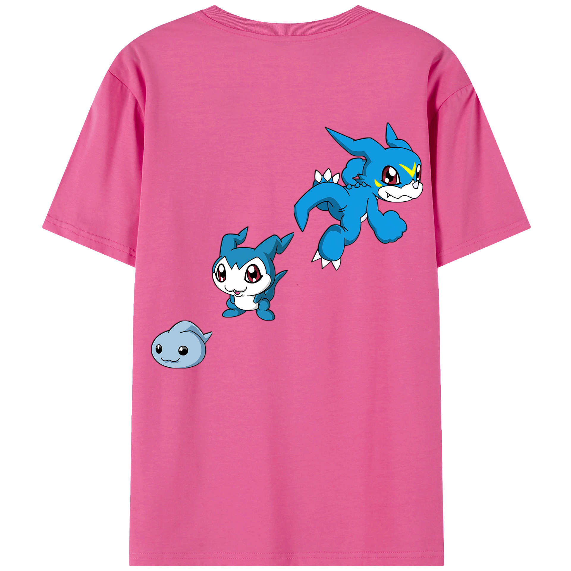 （画像用） Digimon デジタルモンスター/デジモン レディース半袖Tシャツ(バックプリント)