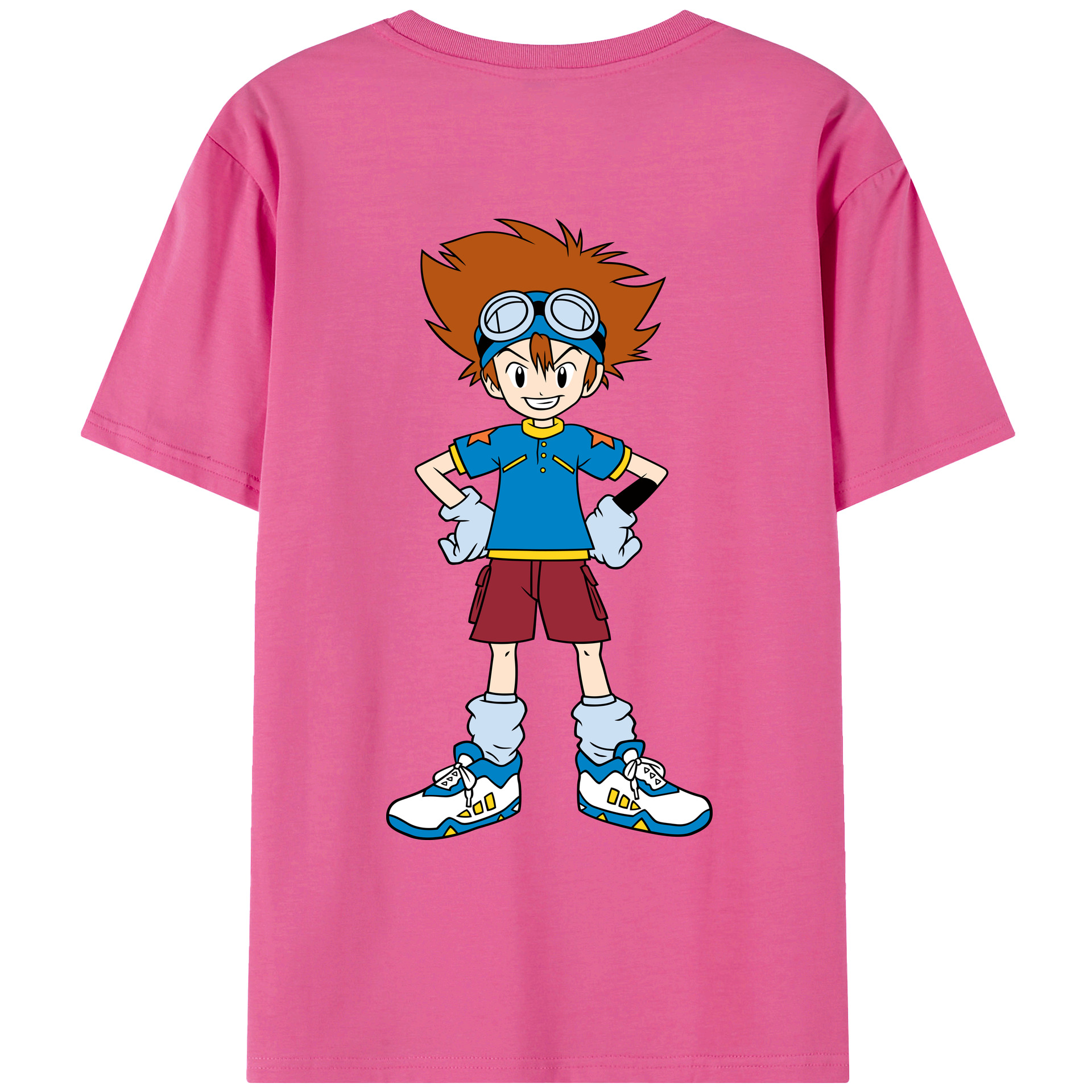 （画像用） Digimon デジタルモンスター/デジモン レディース半袖Tシャツ(バックプリント)