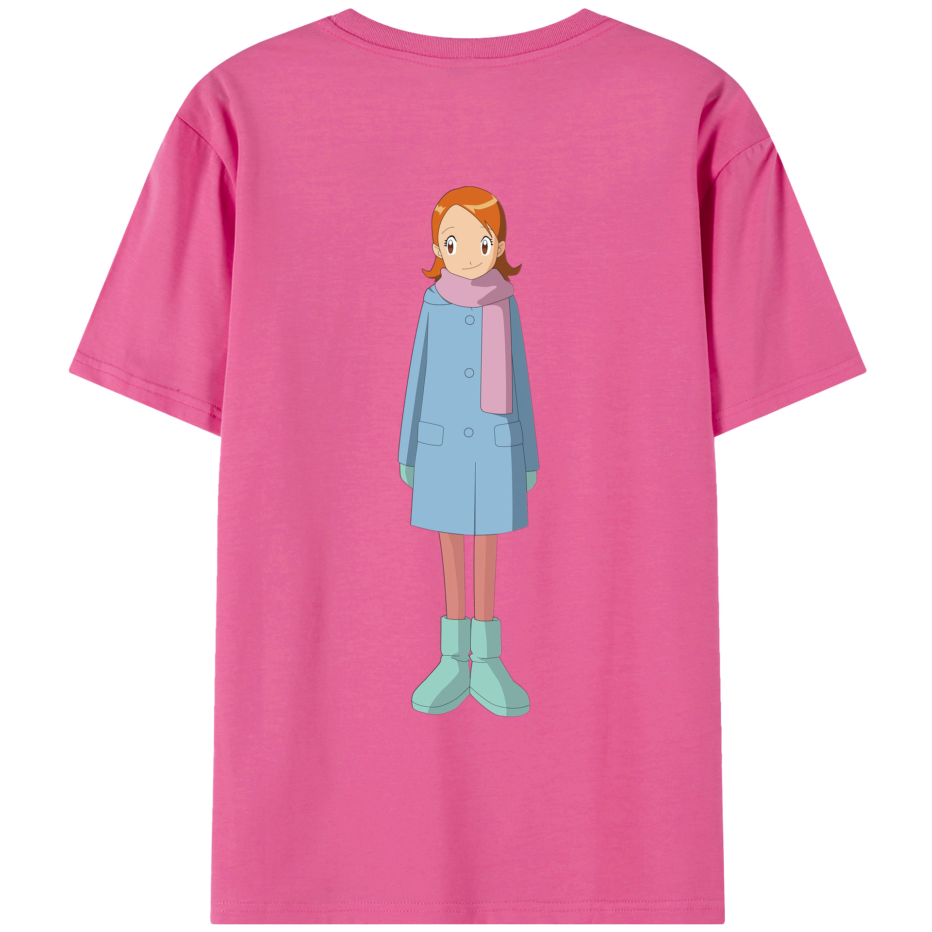 （画像用） Digimon デジタルモンスター/デジモン レディース半袖Tシャツ(バックプリント)