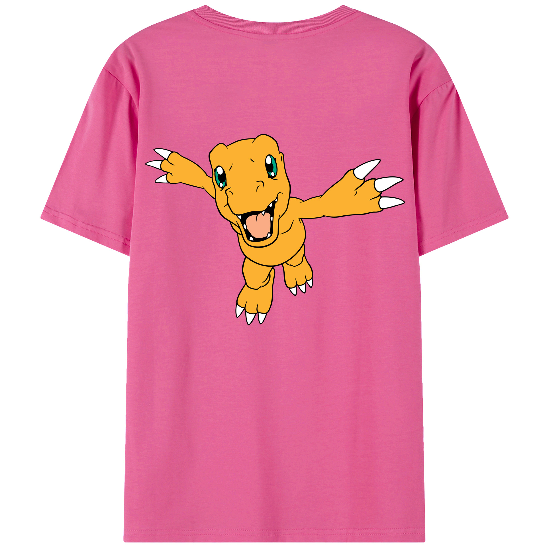 （画像用） Digimon デジタルモンスター/デジモン レディース半袖Tシャツ(バックプリント)