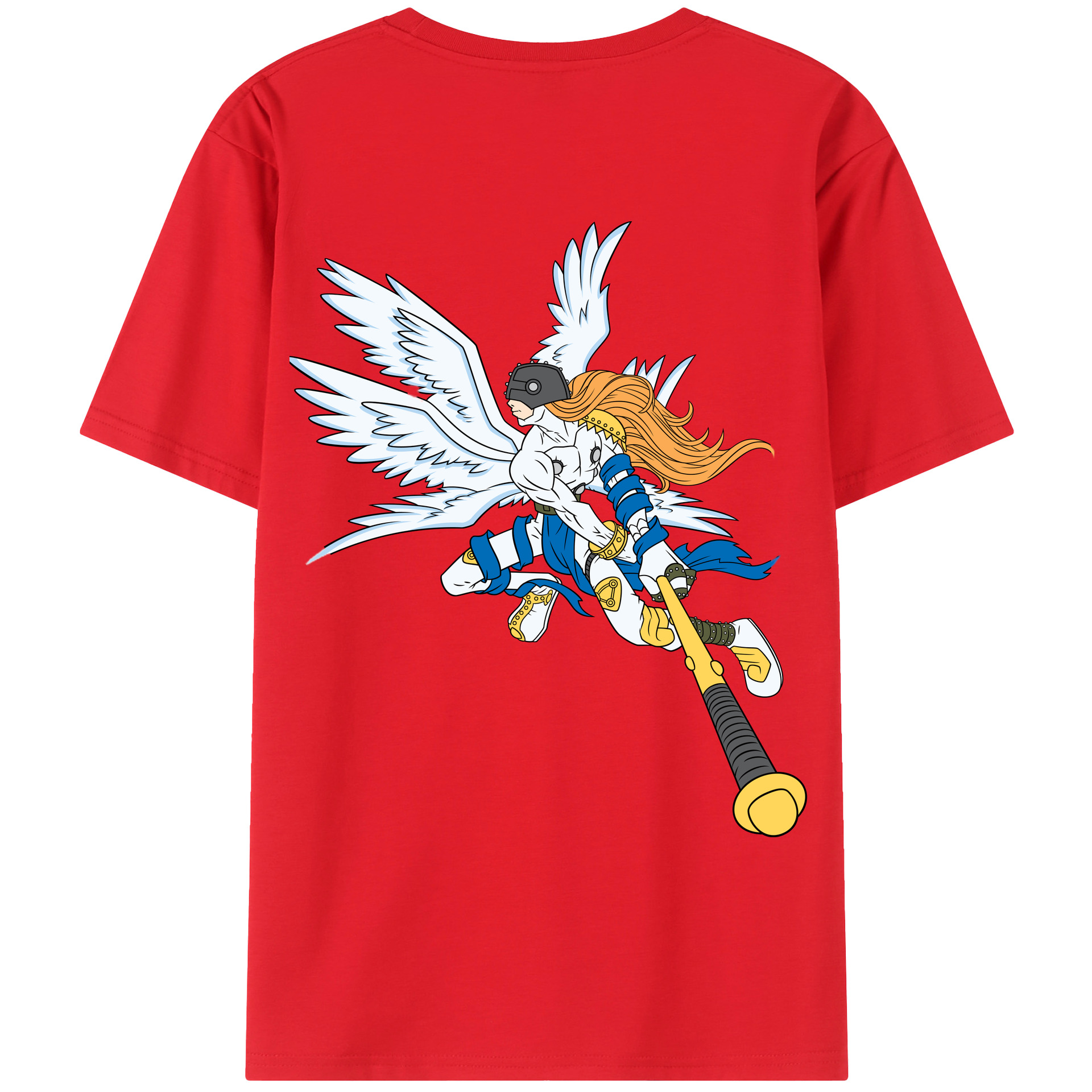 （画像用） Digimon デジタルモンスター/デジモン レディース半袖Tシャツ(バックプリント)
